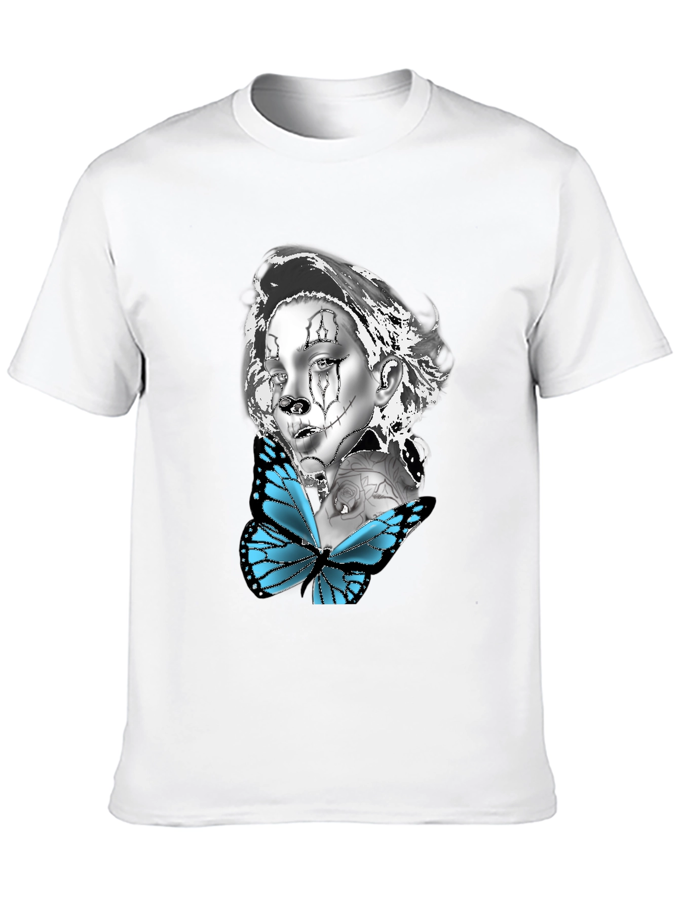 Clown Girl with Butterfly T-Shirt