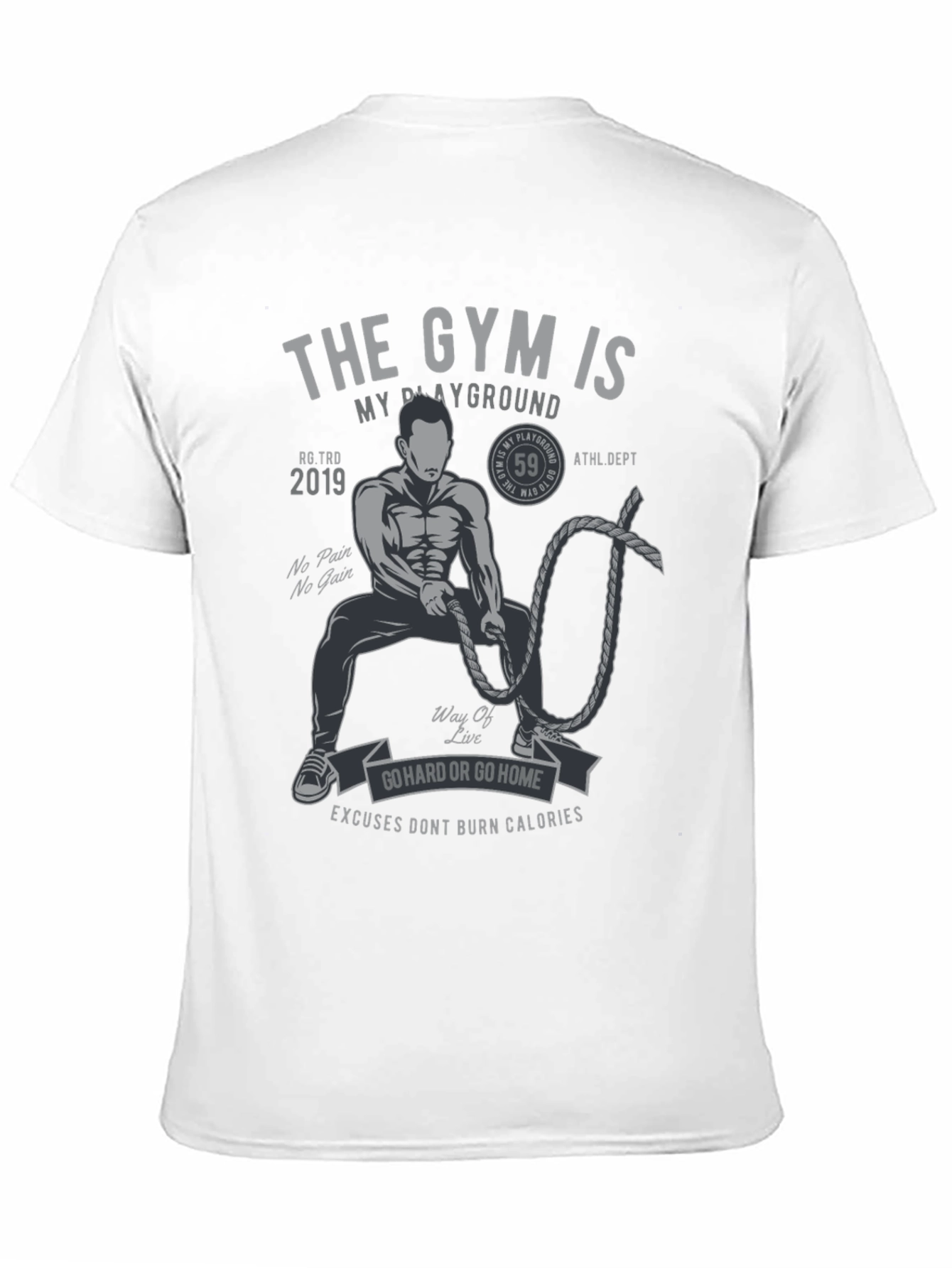 Gym Is My Playground Graphic T-Shirt