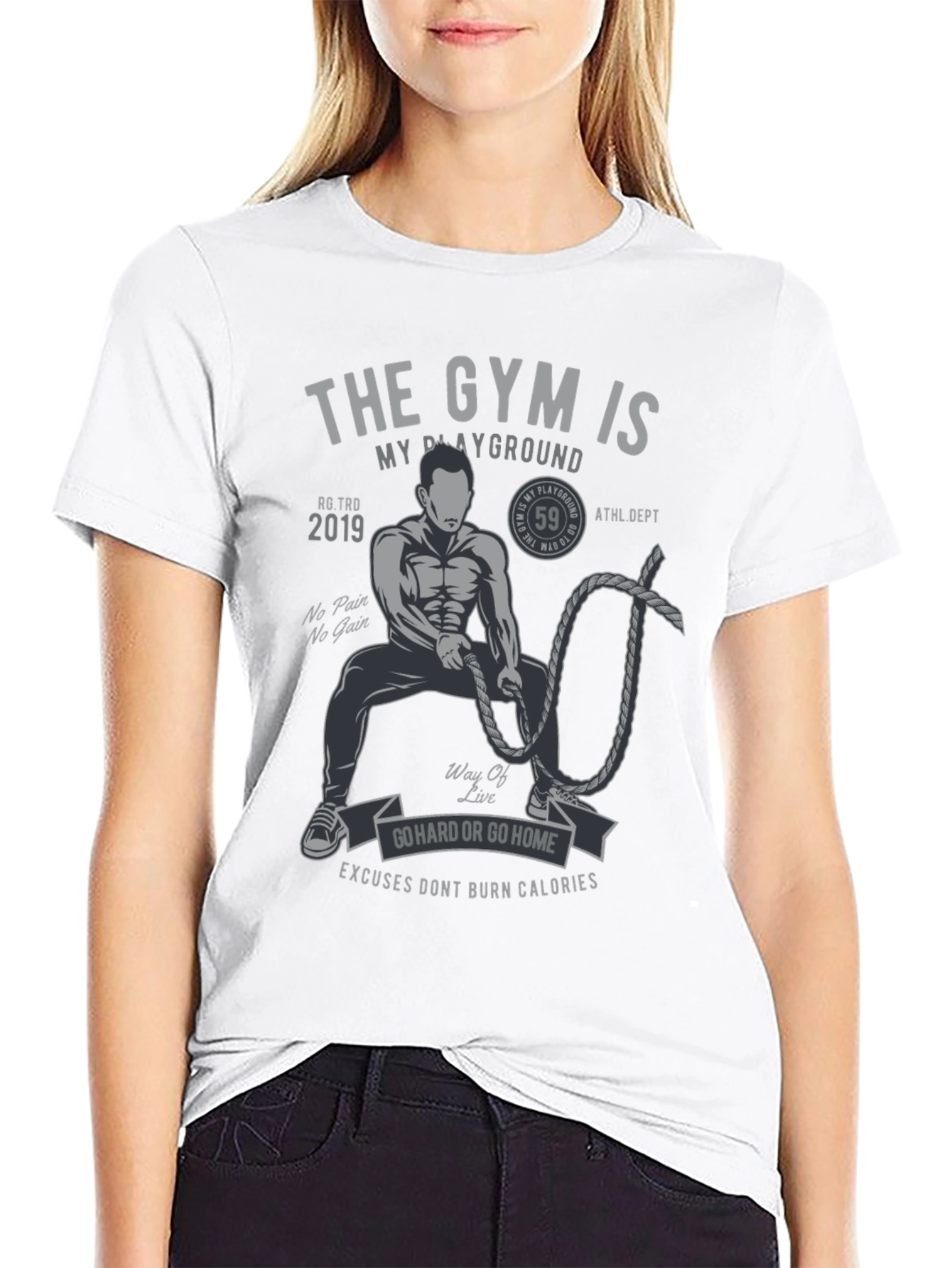 Gym Is My Playground Graphic T-Shirt