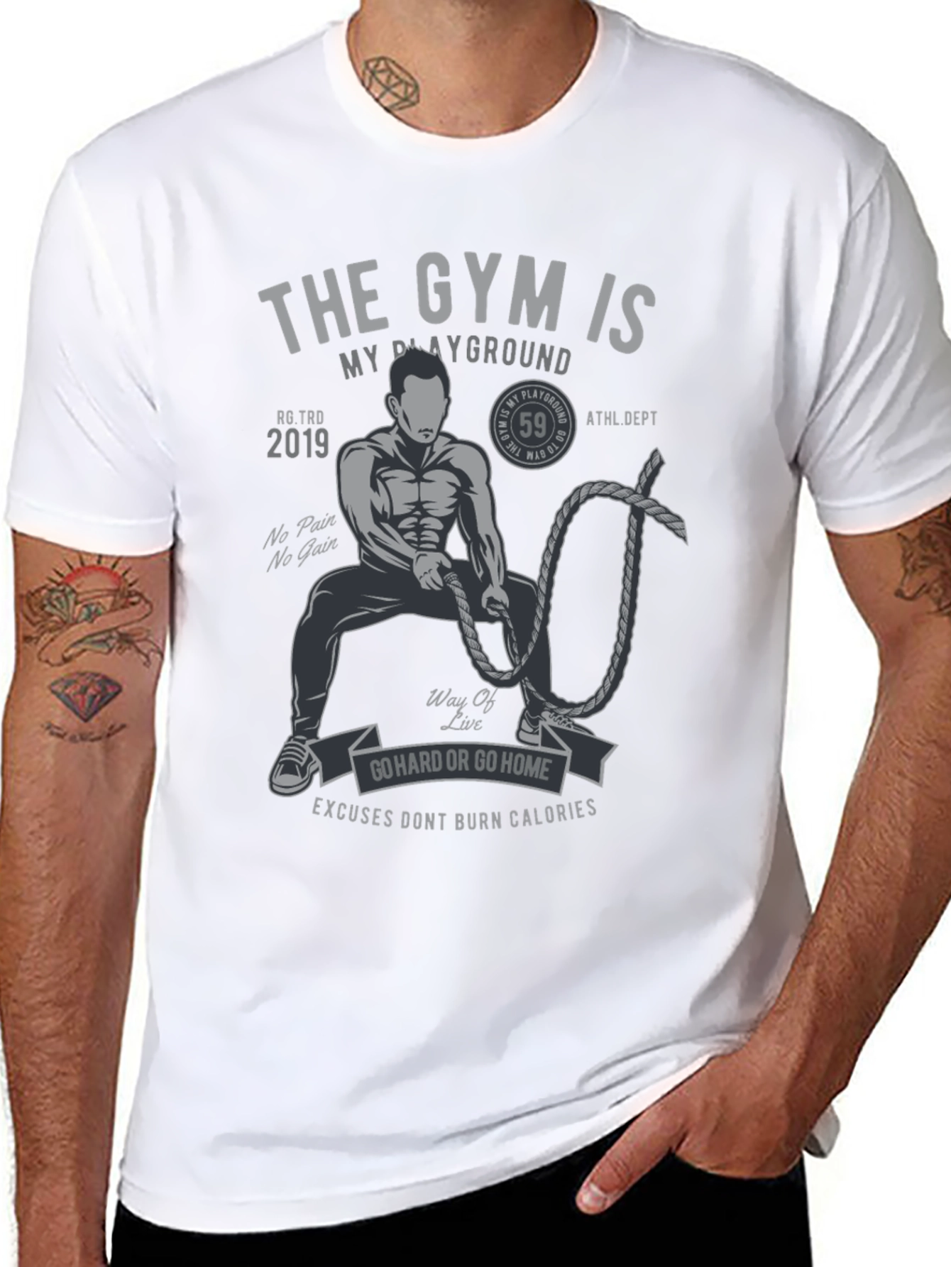 Gym Is My Playground Graphic T-Shirt
