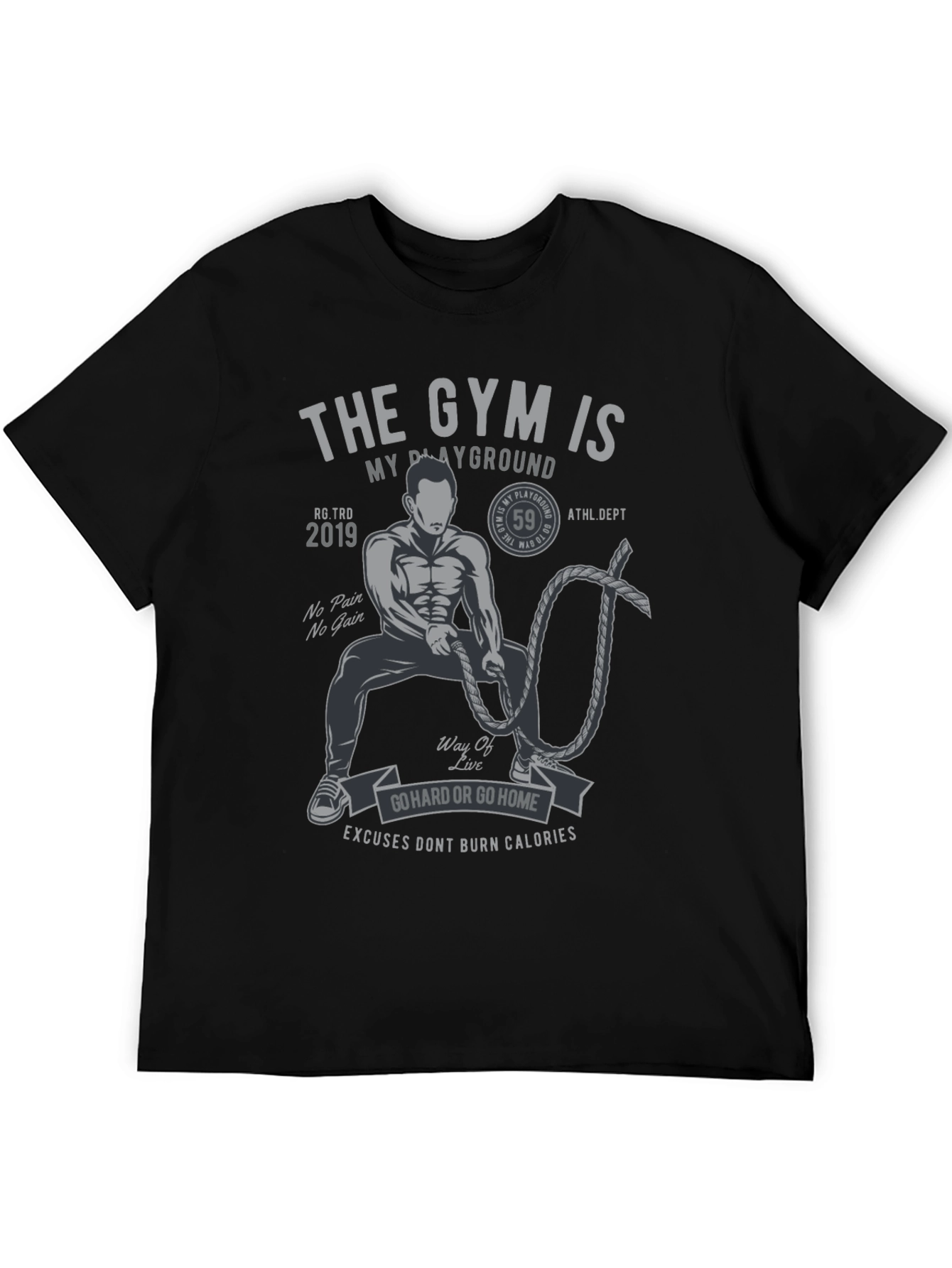 Gym Is My Playground Graphic T-Shirt