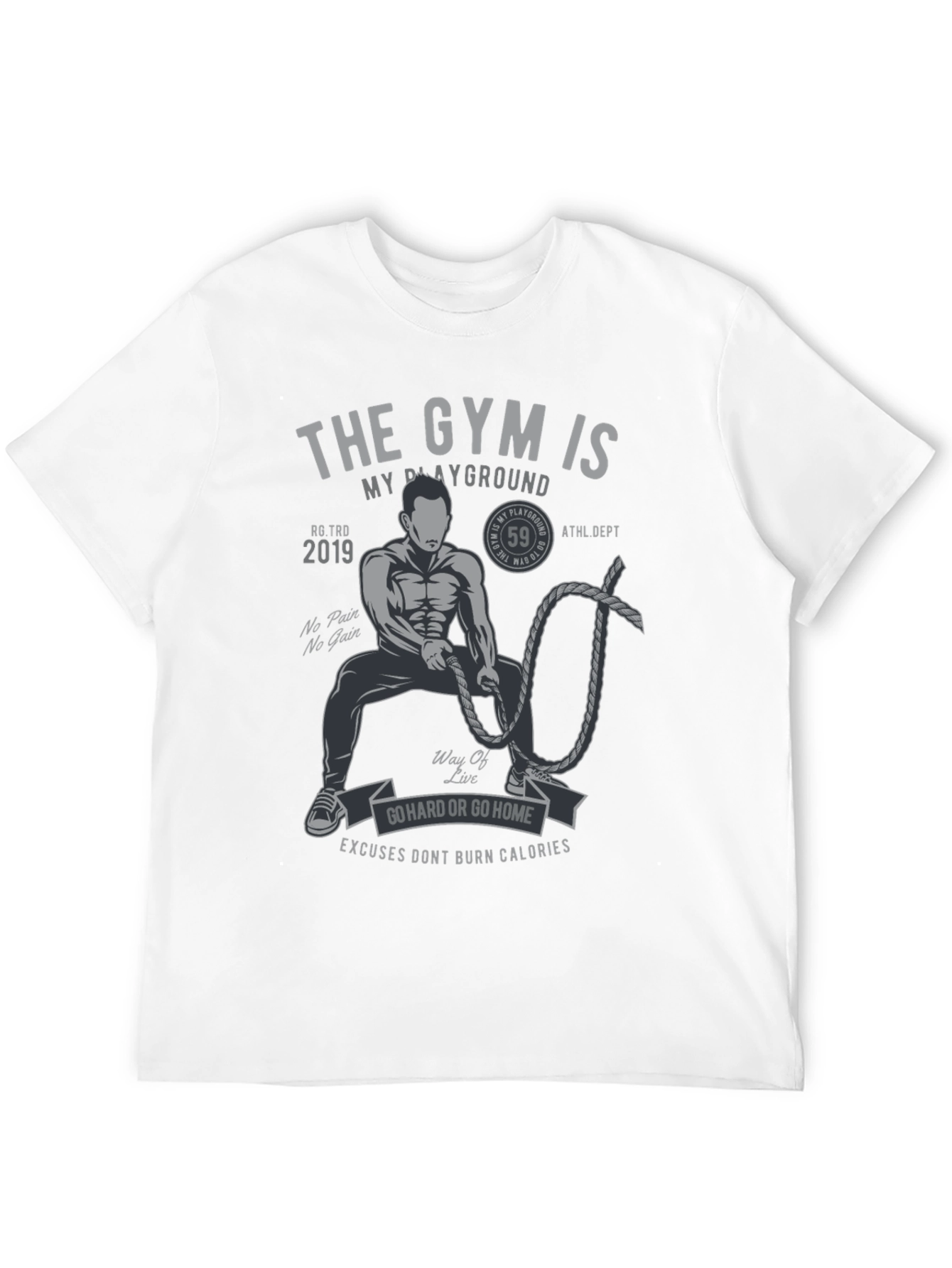 Gym Is My Playground Graphic T-Shirt