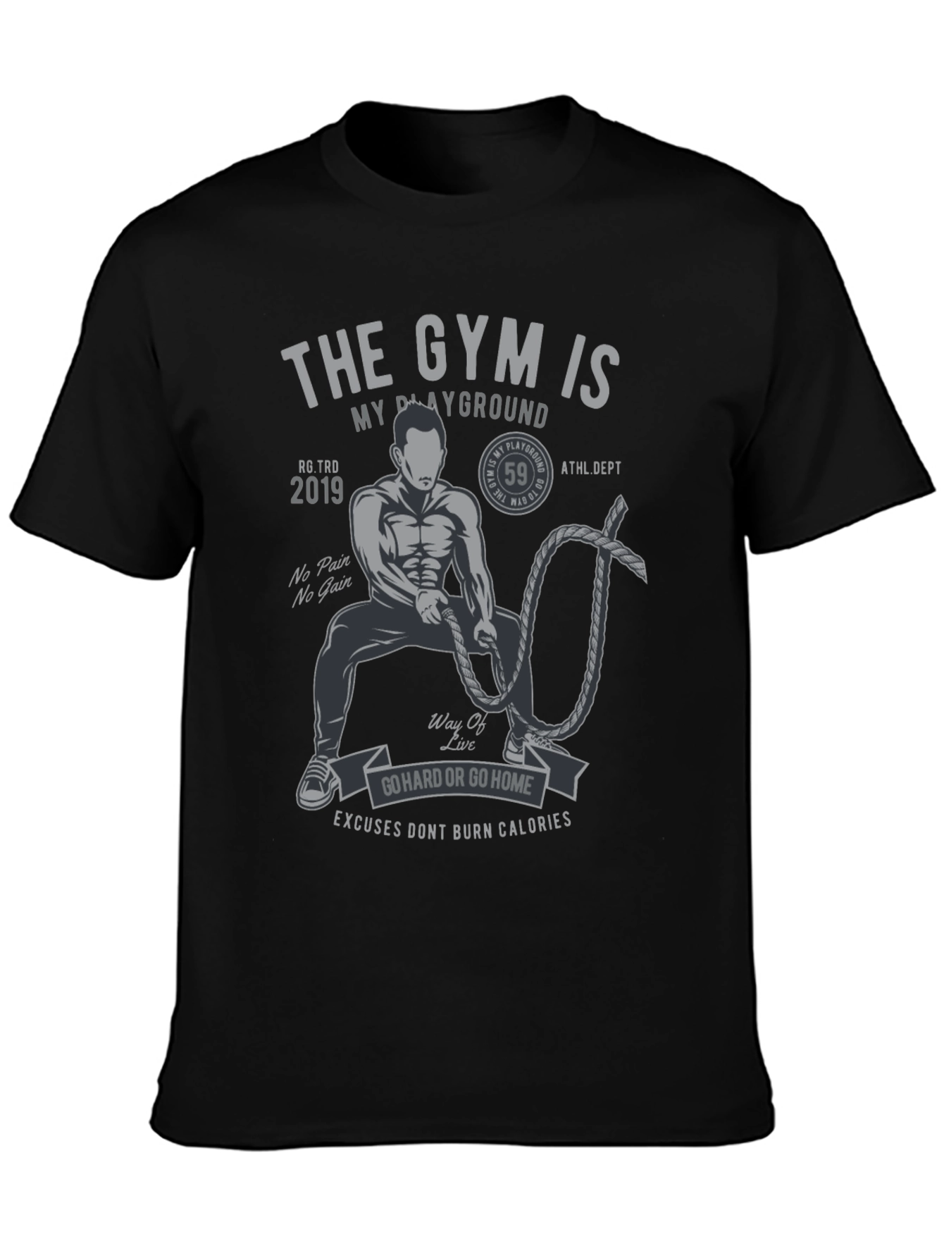 Gym Is My Playground Graphic T-Shirt