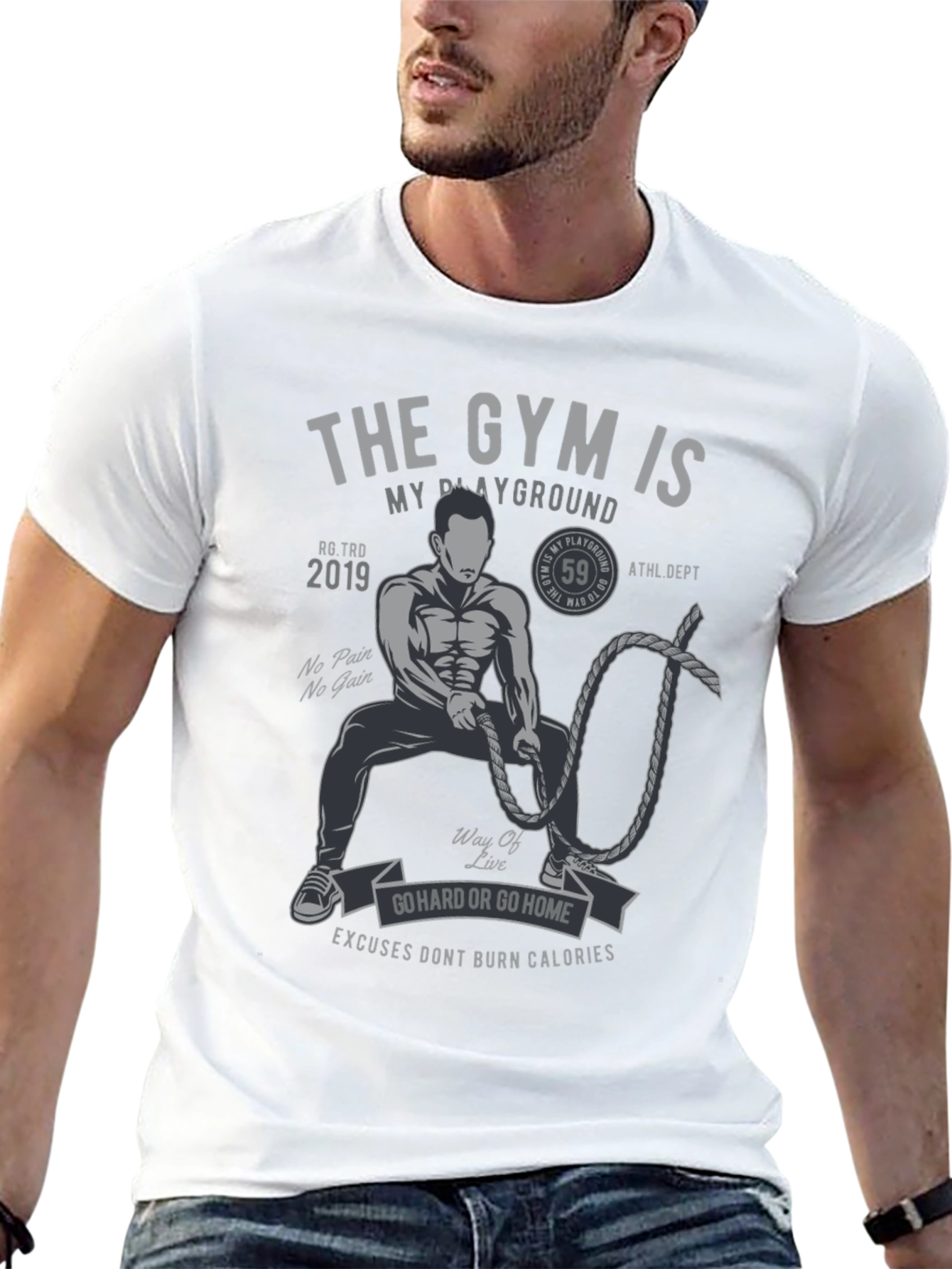 Gym Is My Playground Graphic T-Shirt