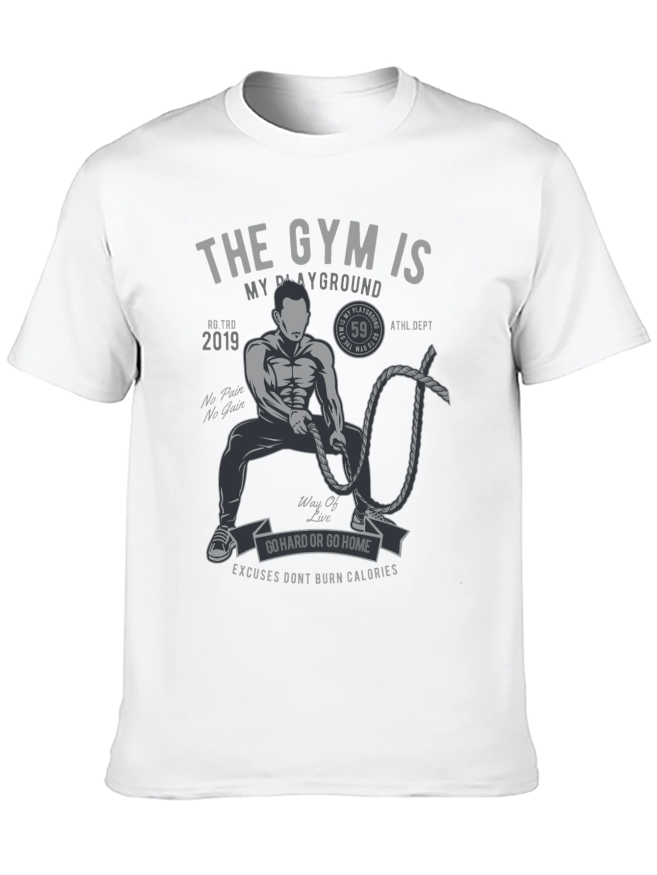 Gym Is My Playground Graphic T-Shirt
