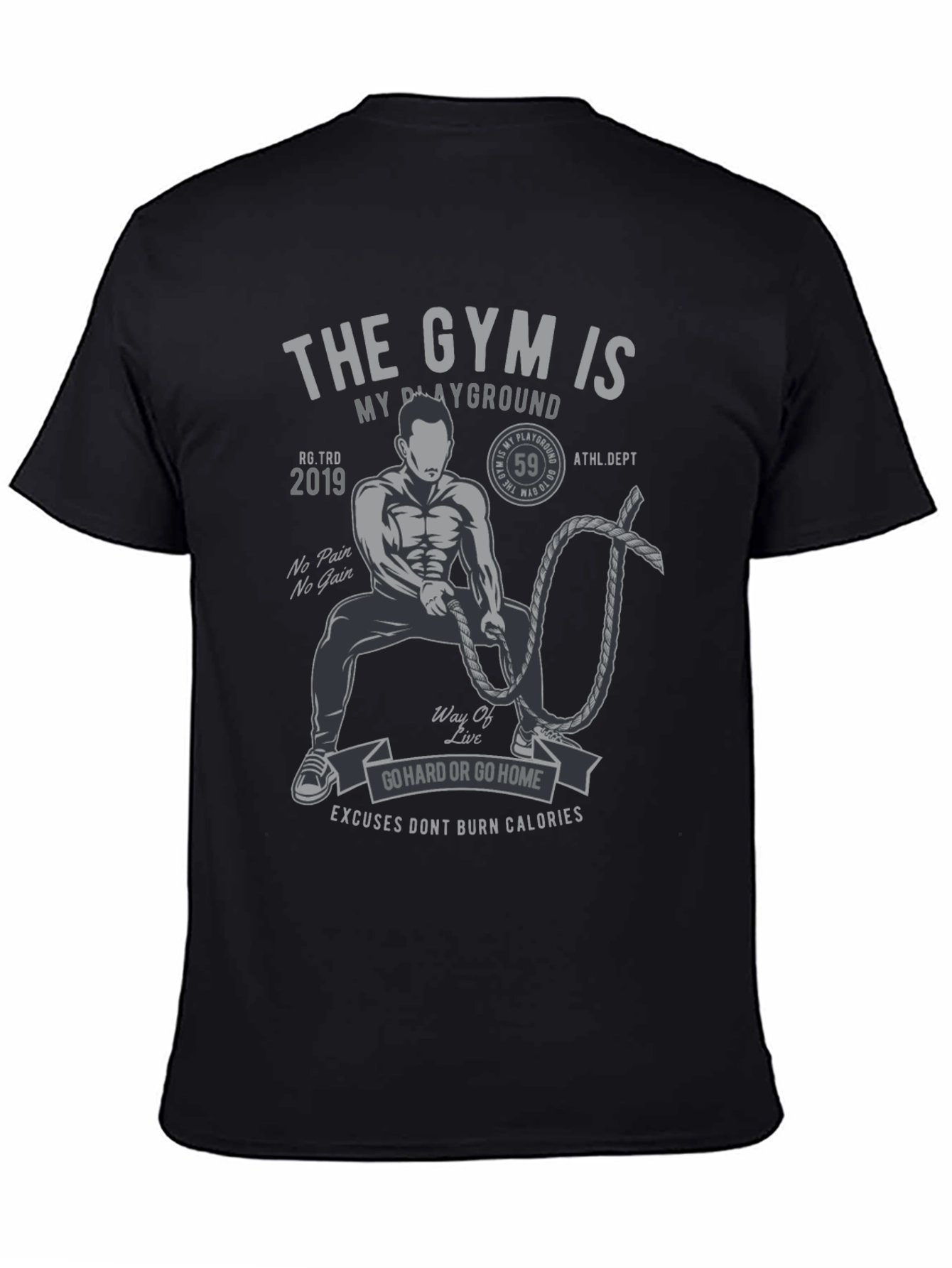 Gym Is My Playground Graphic T-Shirt