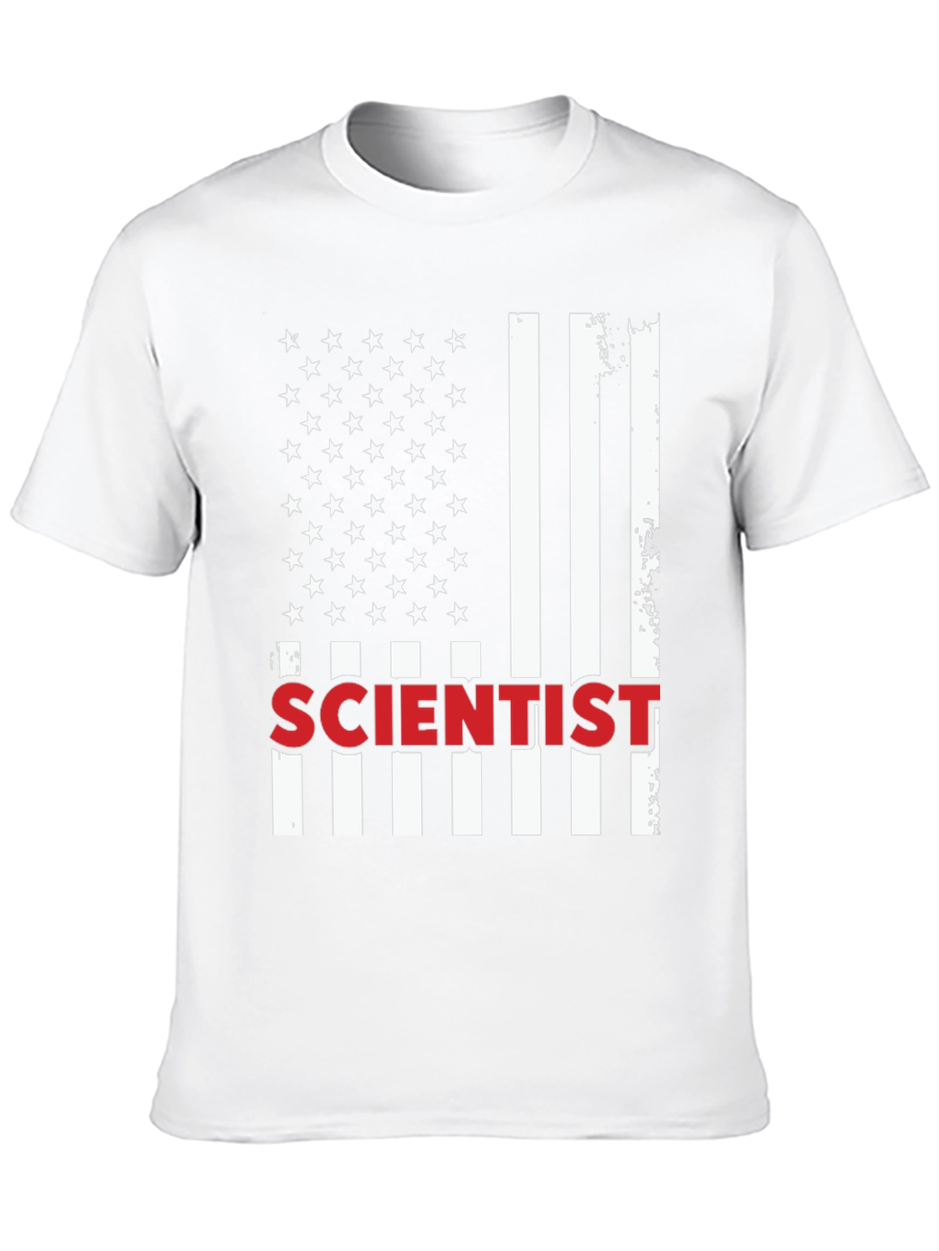 Scientist USA Flag Graphic T-Shirt