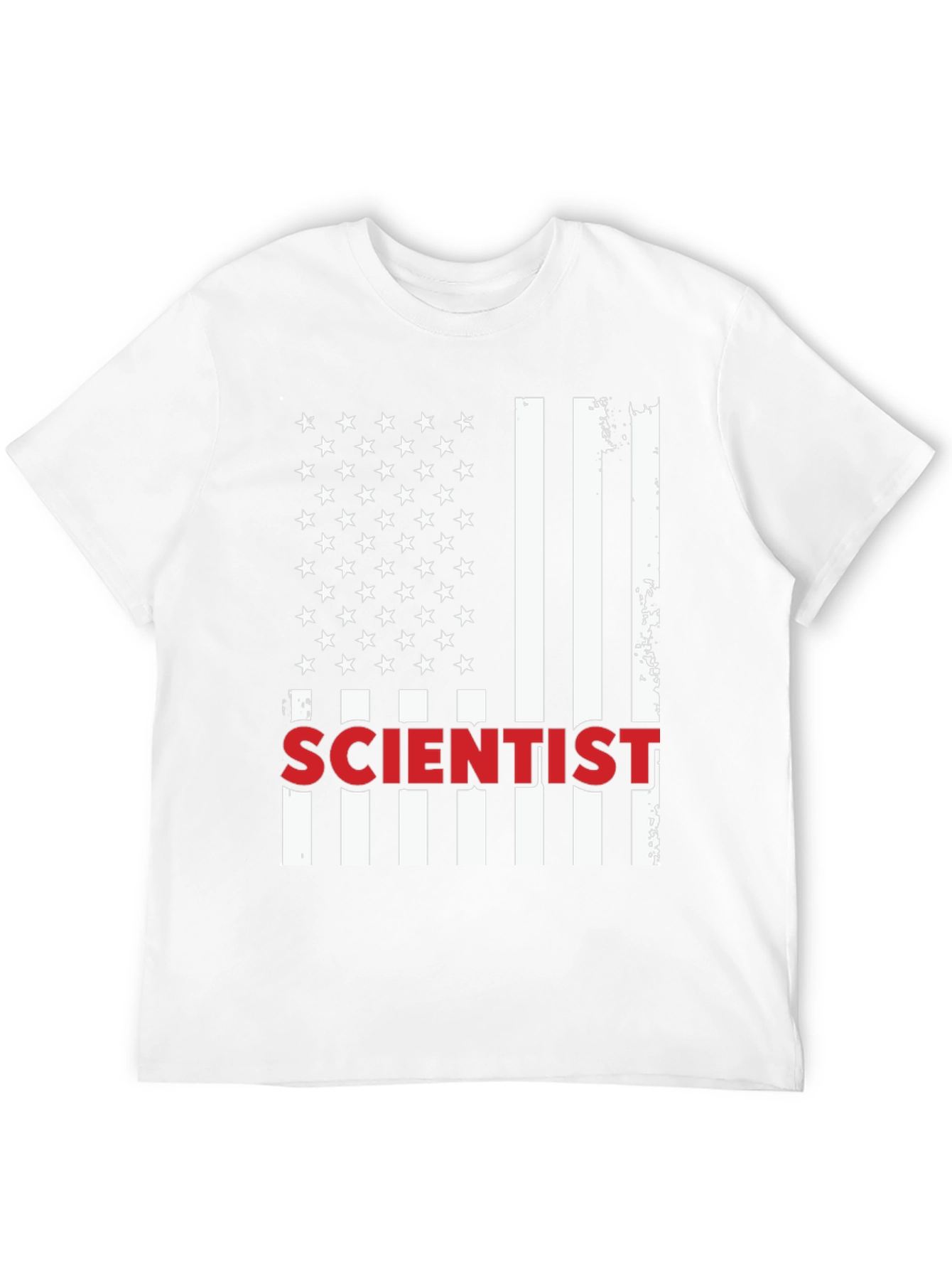 Scientist USA Flag Graphic T-Shirt