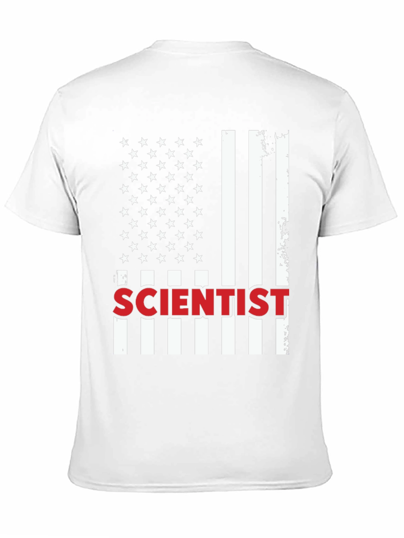 Scientist USA Flag Graphic T-Shirt