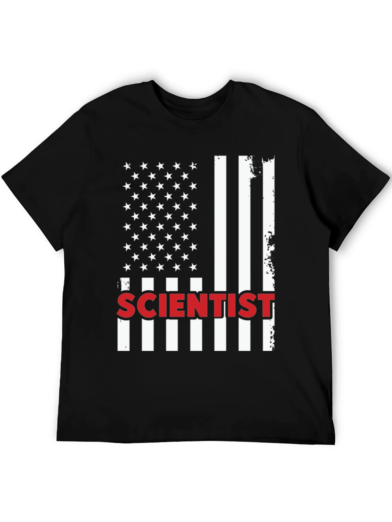 Scientist USA Flag Graphic T-Shirt