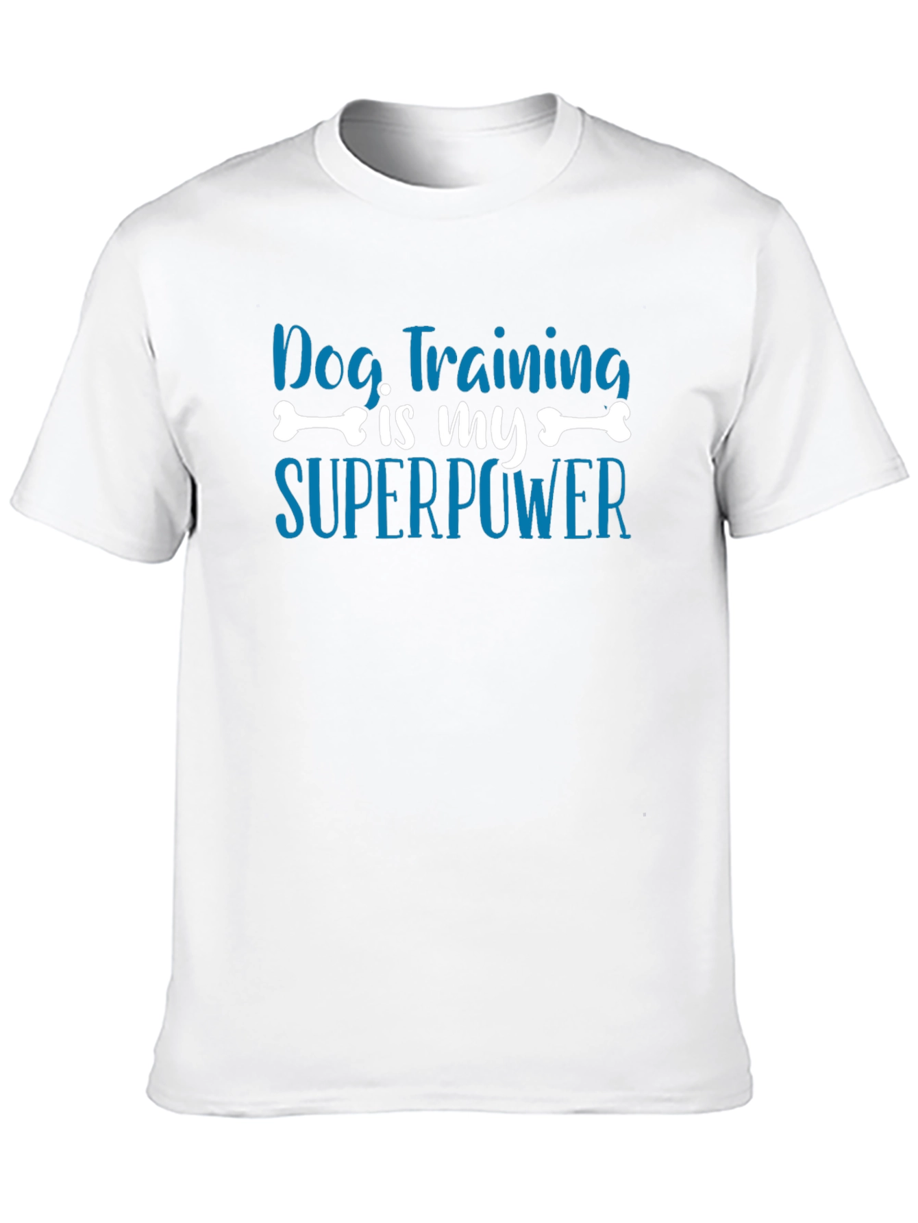 Dog Training is My Superpower Black T-Shirt