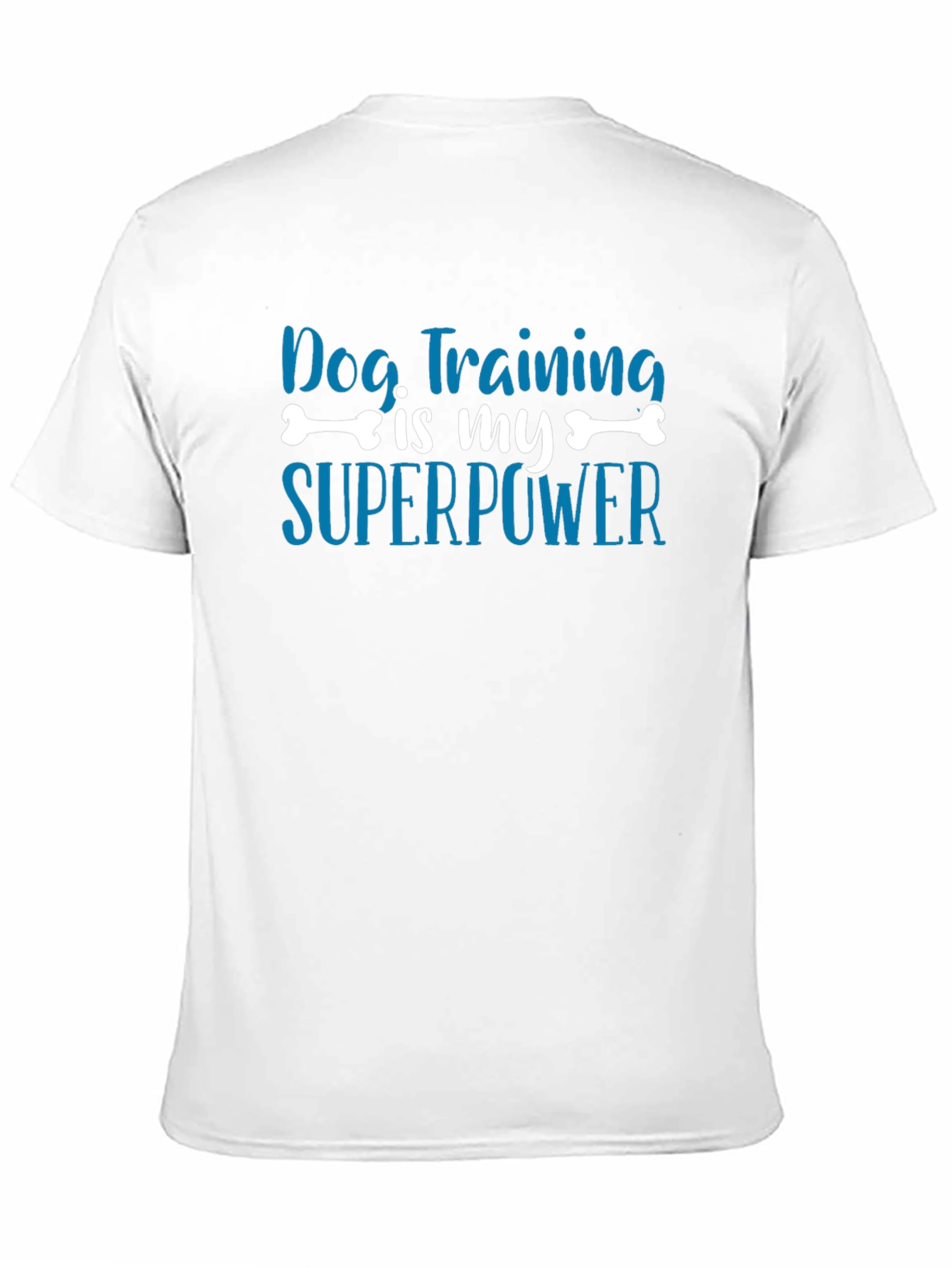 Dog Training is My Superpower Black T-Shirt