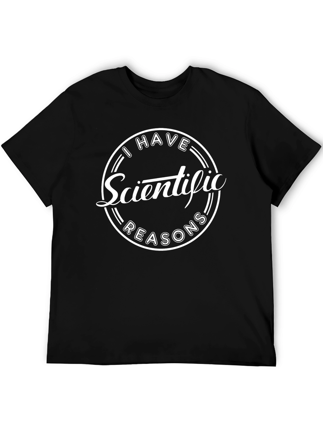 Scientific Reasons Graphic T-Shirt - Black