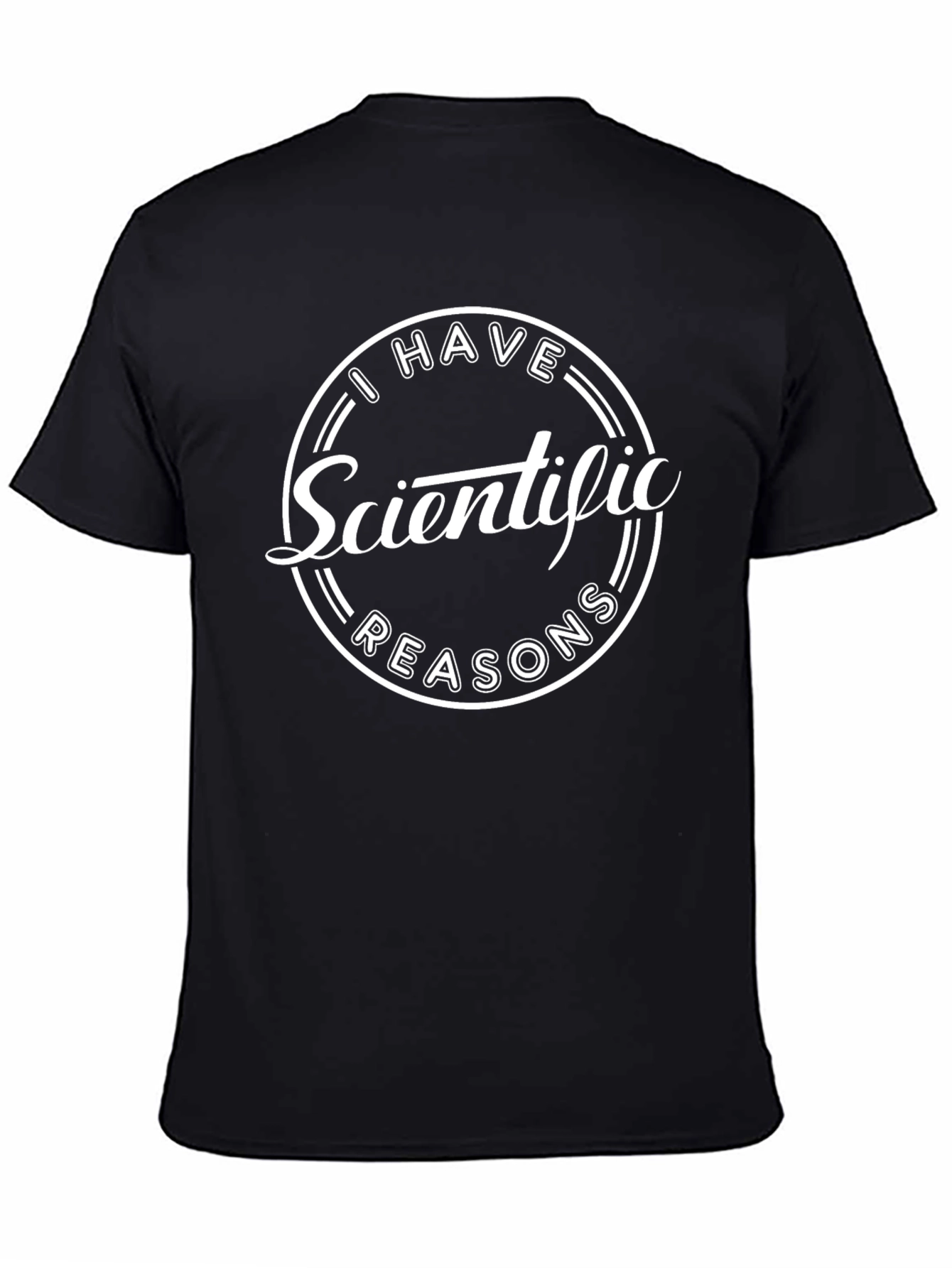 Scientific Reasons Graphic T-Shirt - Black