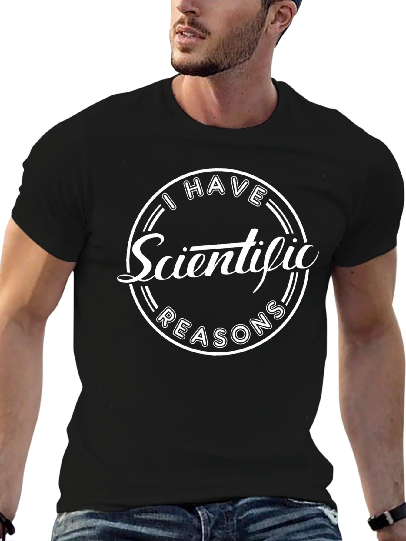 Scientific Reasons Graphic T-Shirt - Black
