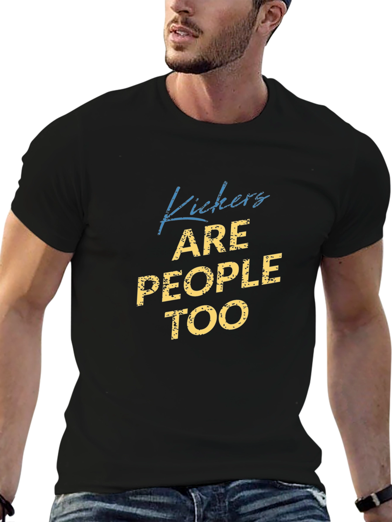 Kickers Are People Too Graphic T-Shirt