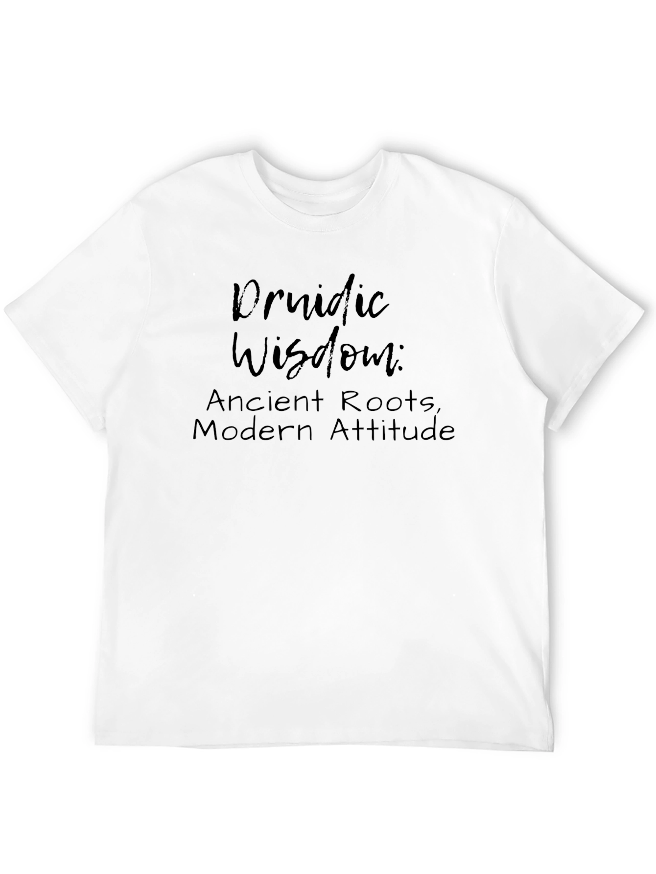 Druidic Wisdom Graphic Tee - Ancient Roots Modern Attitude