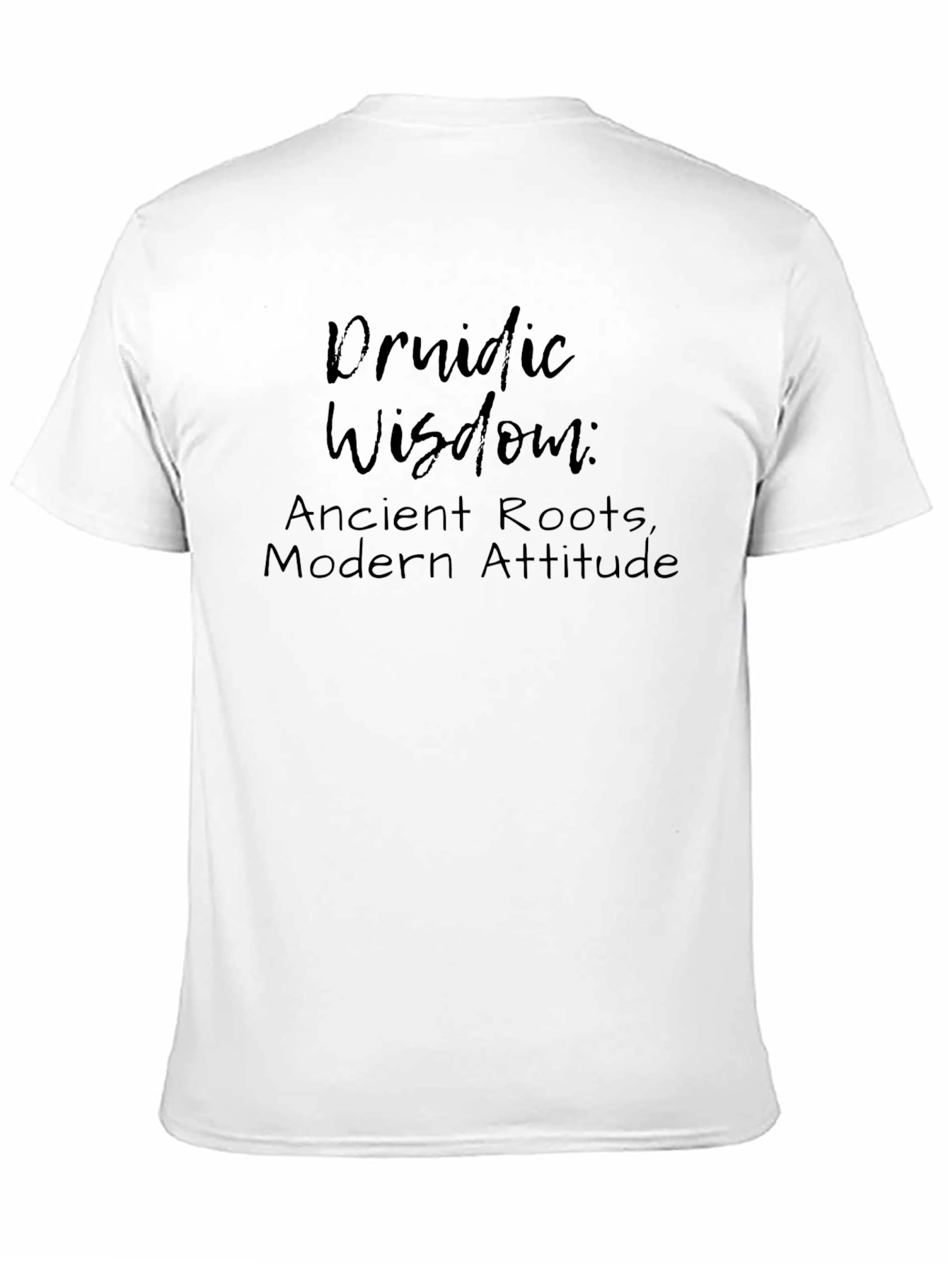 Druidic Wisdom Graphic Tee - Ancient Roots Modern Attitude