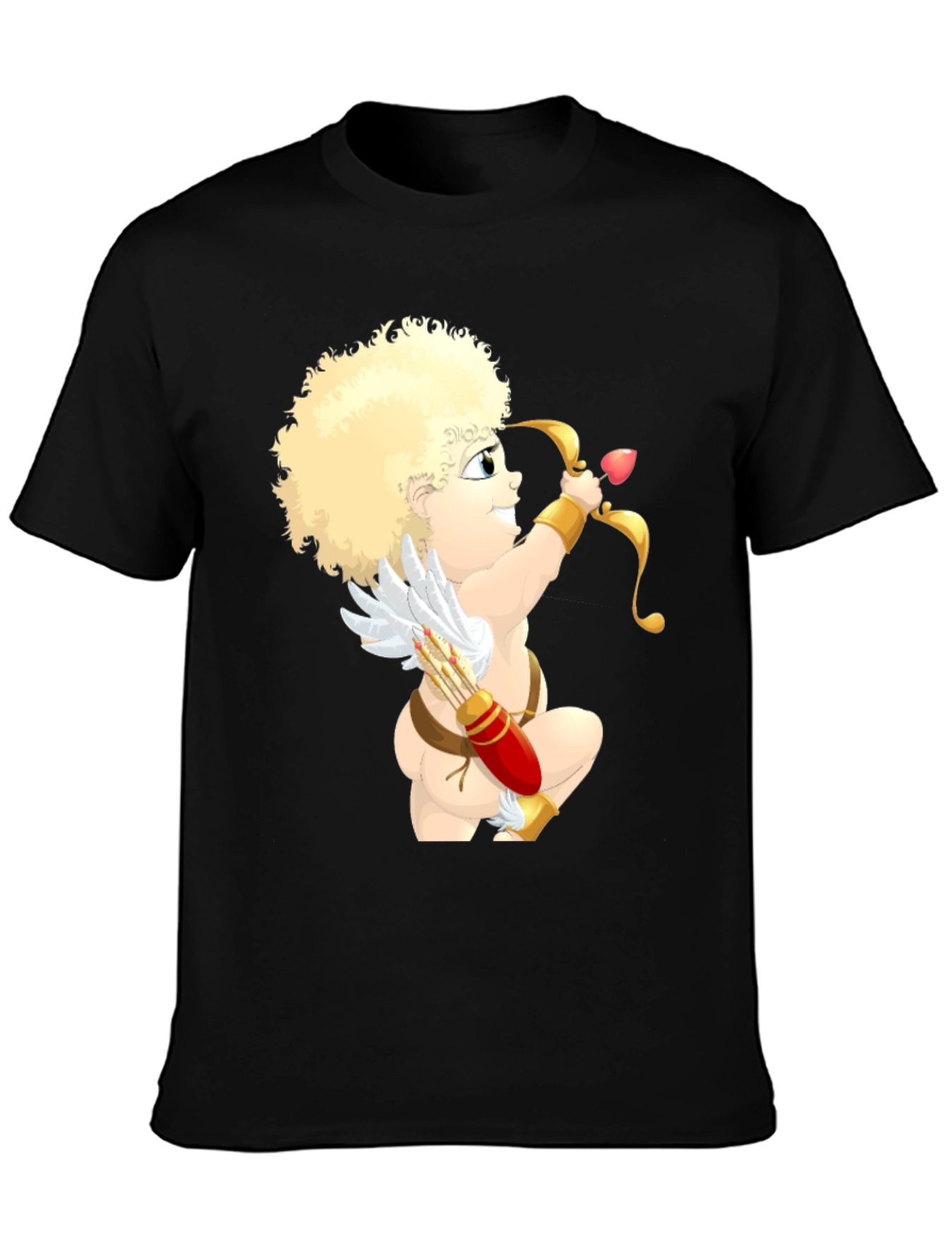 Cupid Graphic T-Shirt - Love Arrow Design