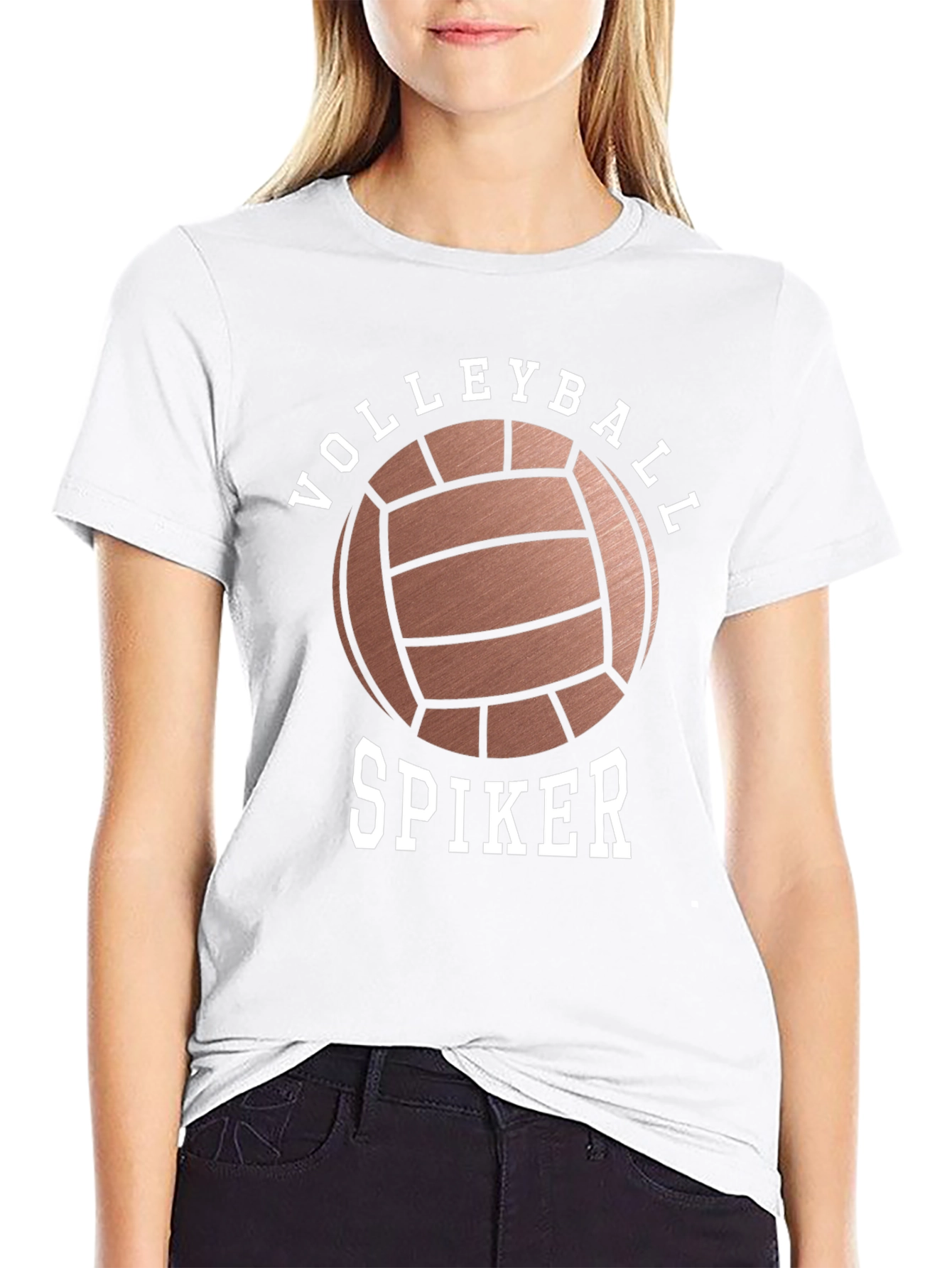 Volleyball Spiker Graphic T-Shirt - Athletic Style