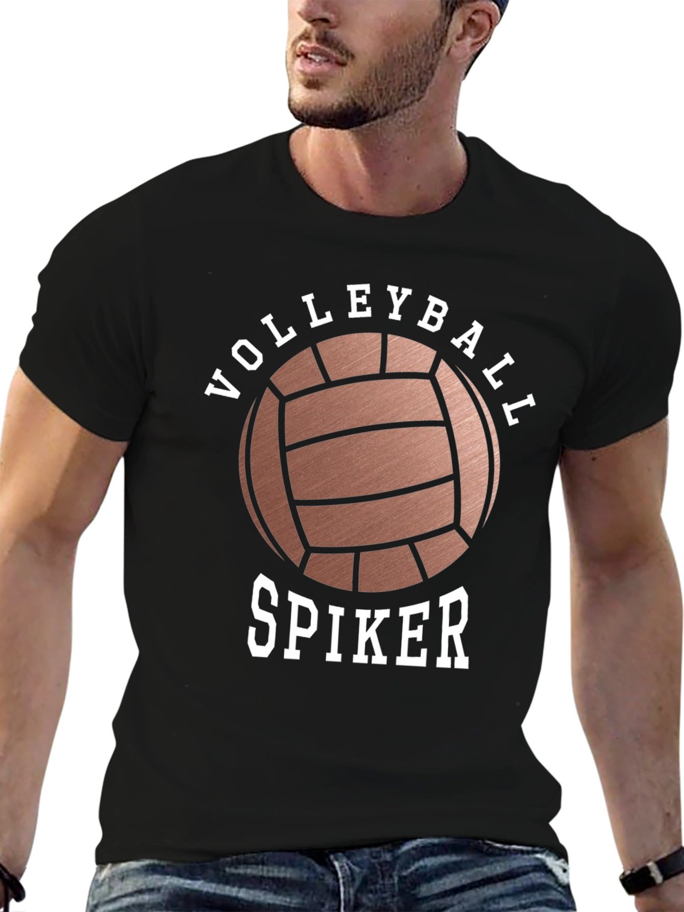 Volleyball Spiker Graphic T-Shirt - Athletic Style
