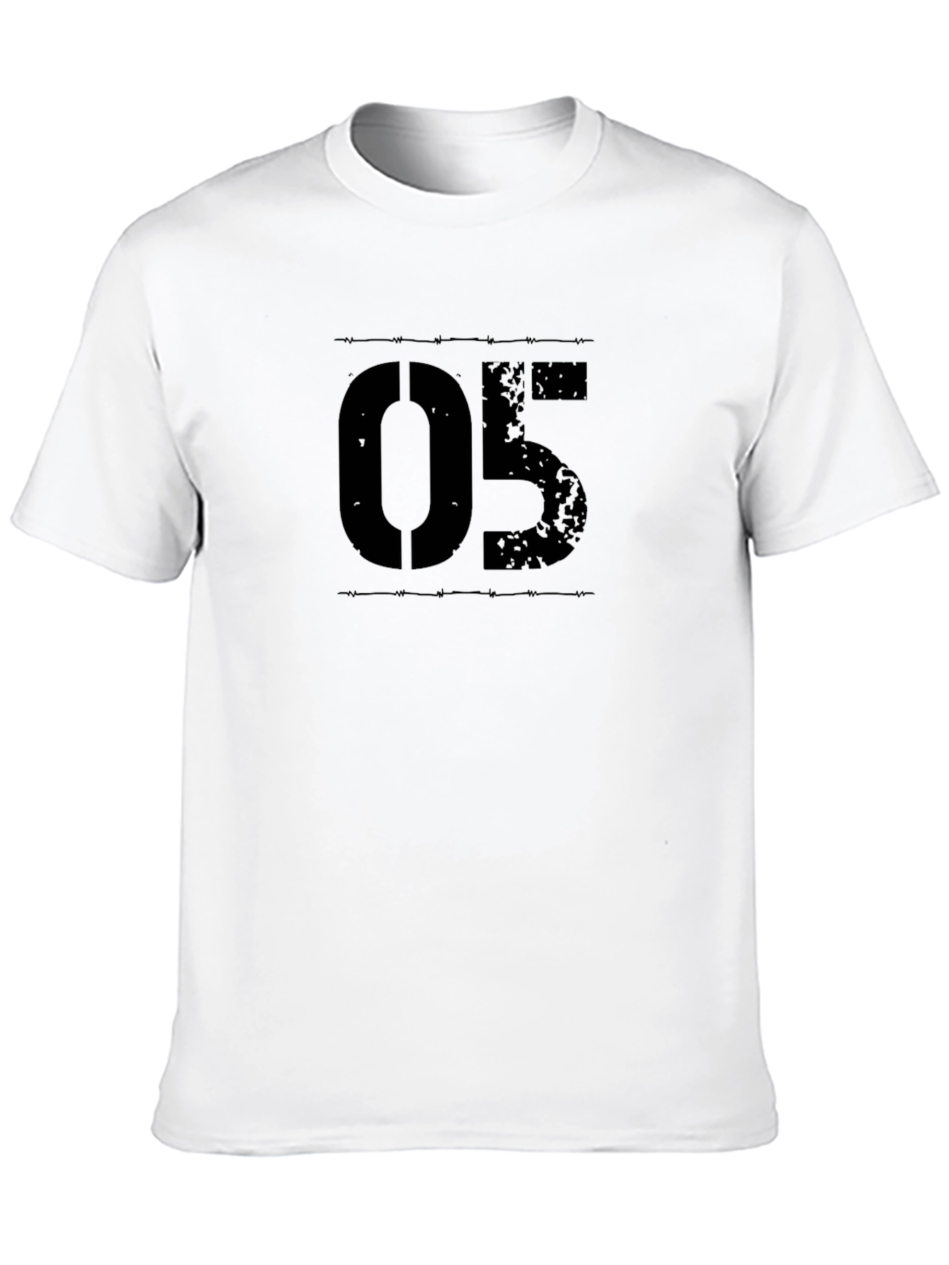Black 05 Graphic Print T-Shirt