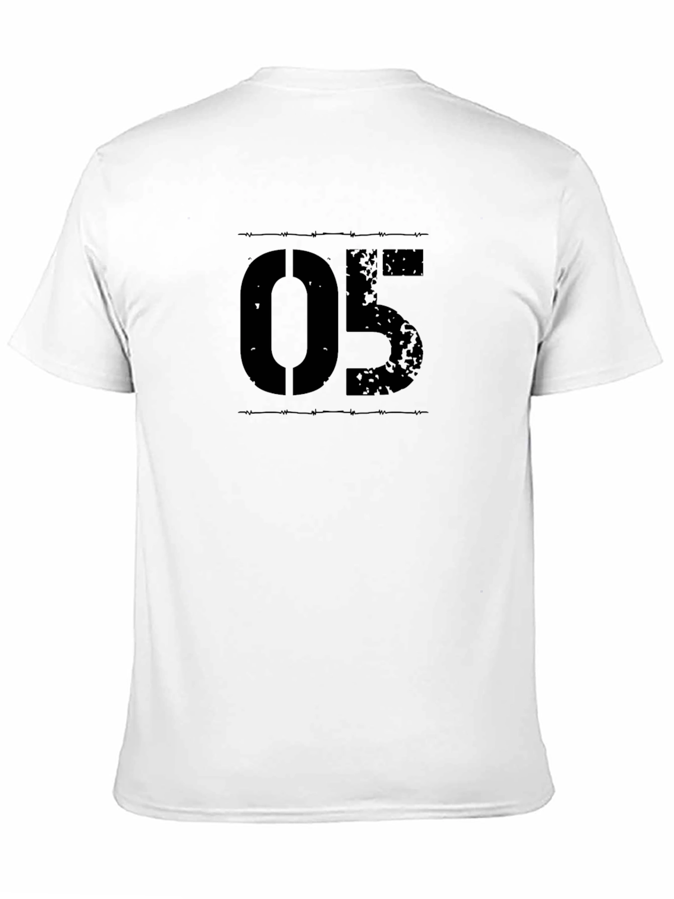 Black 05 Graphic Print T-Shirt