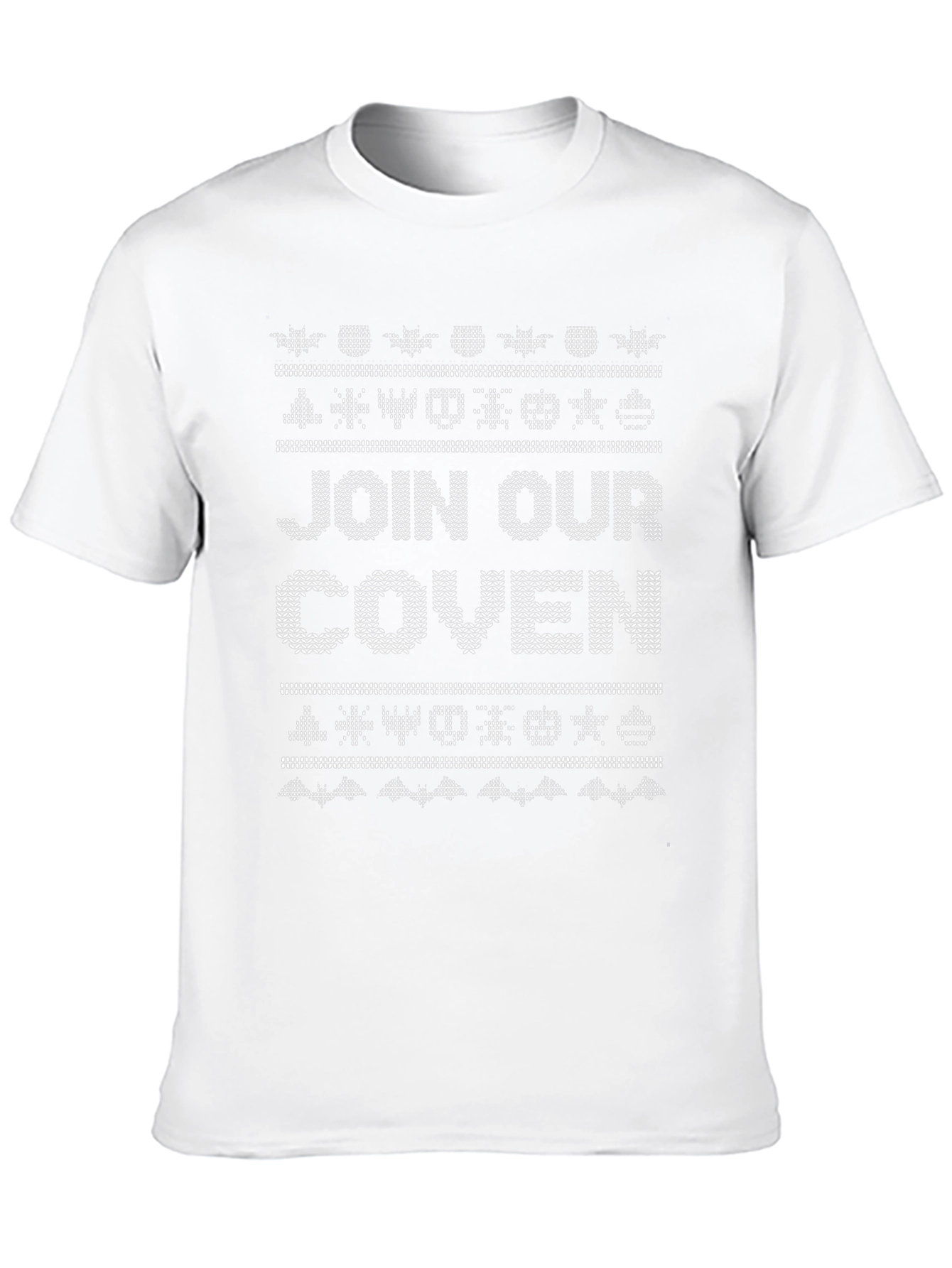 Join Our Coven Knit Style Black T-Shirt