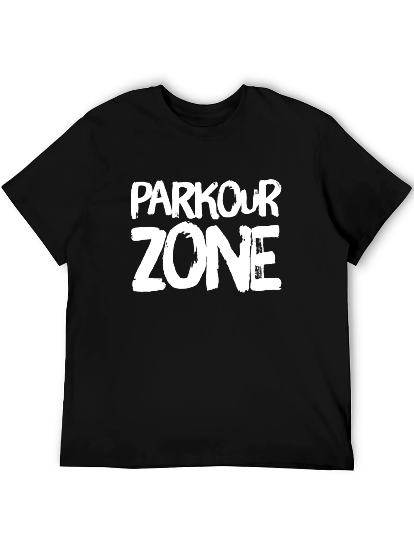 Parkour Zone Graphic Tee - Urban Style Black T-Shirt