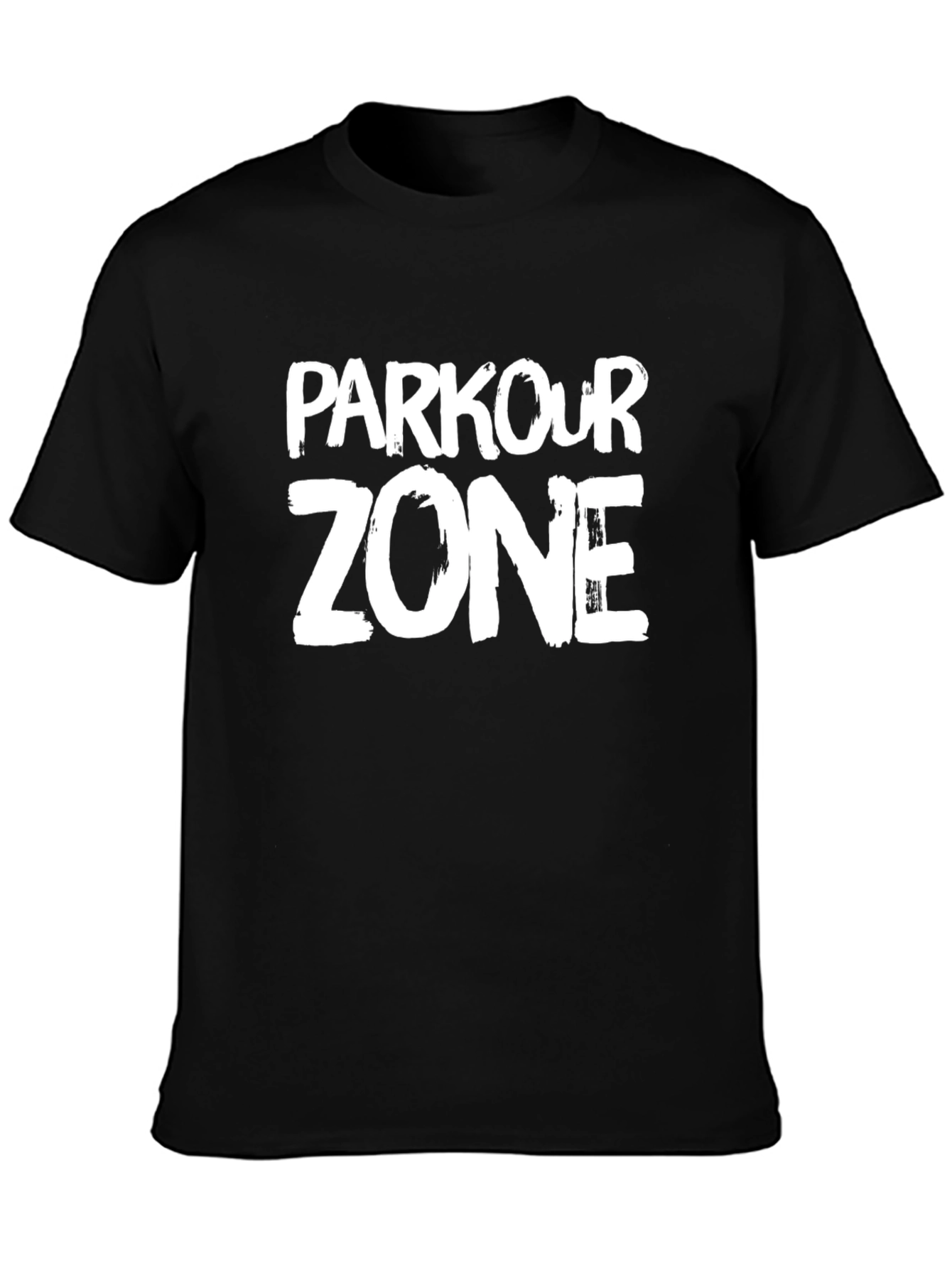 Parkour Zone Graphic Tee - Urban Style Black T-Shirt