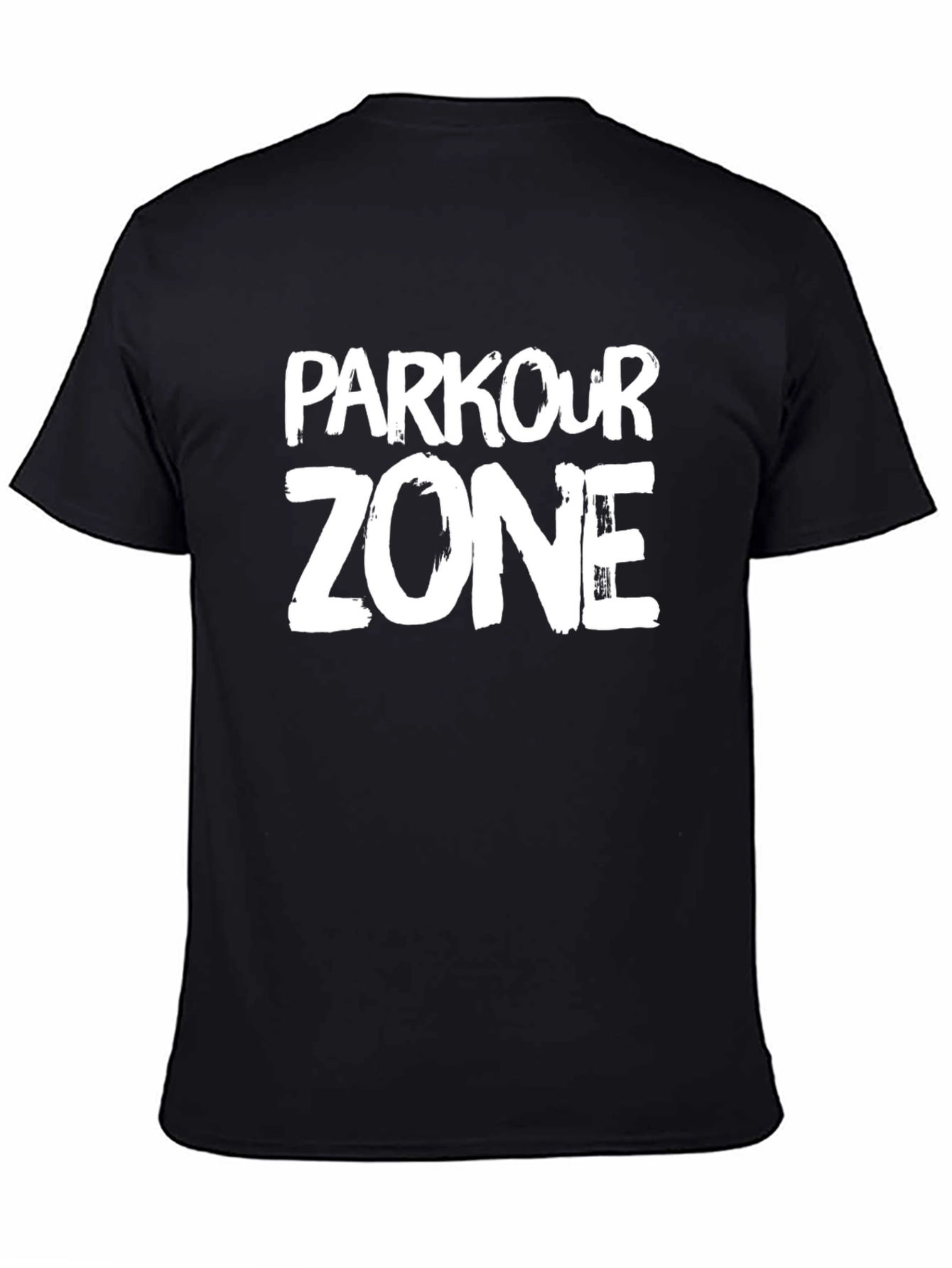 Parkour Zone Graphic Tee - Urban Style Black T-Shirt