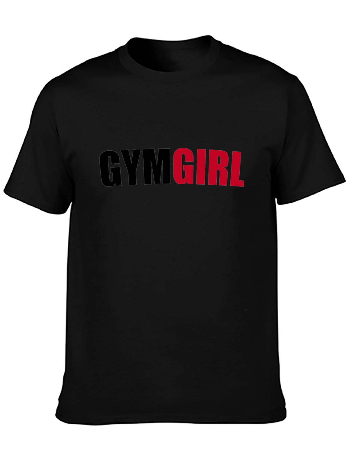 Gym Girl Graphic Tee - Black