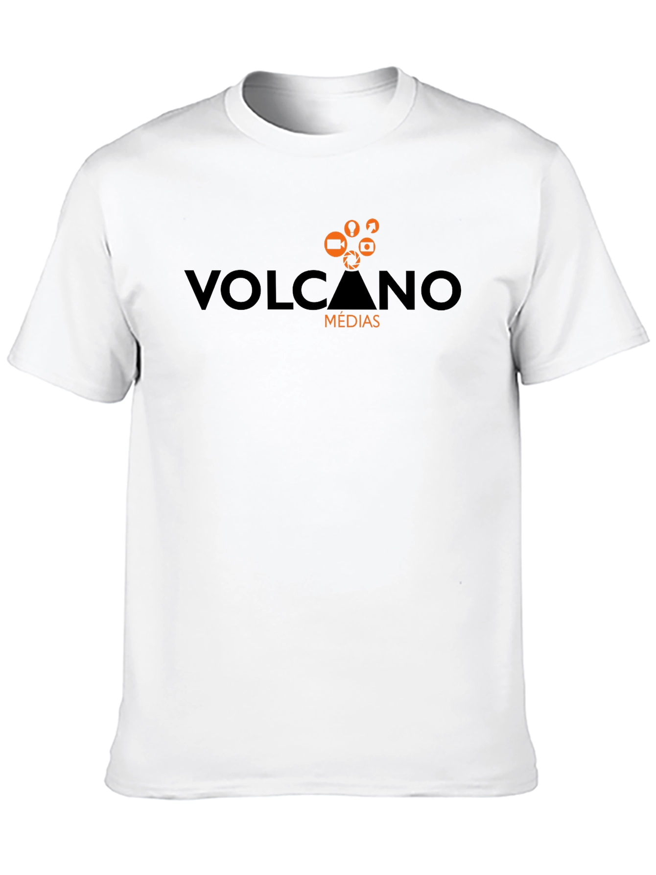 Volcano Médias Black Graphic Tee
