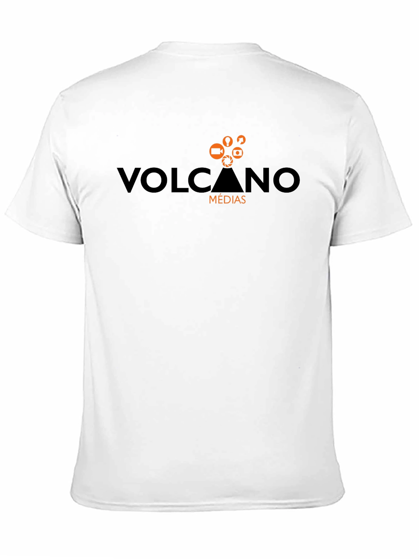 Volcano Médias Black Graphic Tee