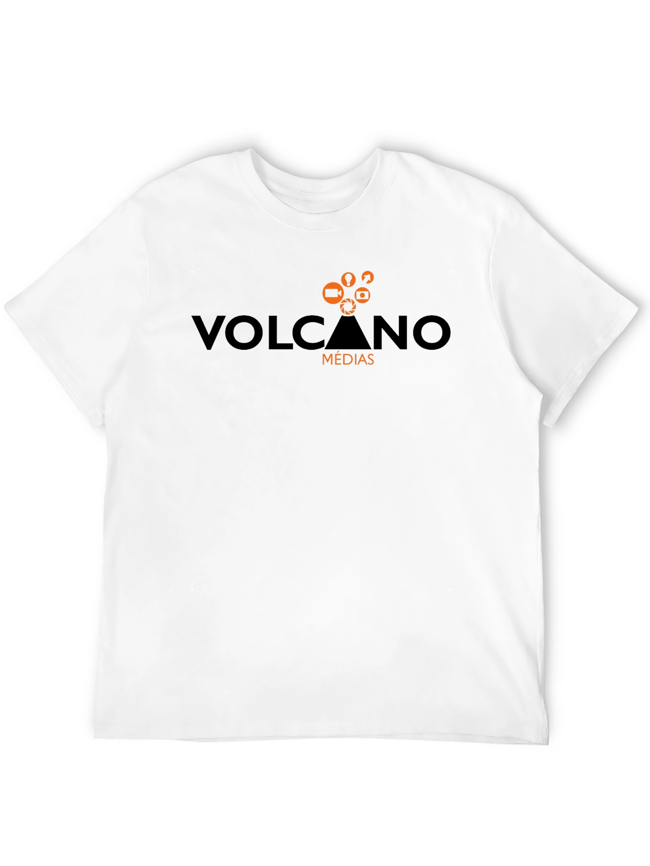 Volcano Médias Black Graphic Tee