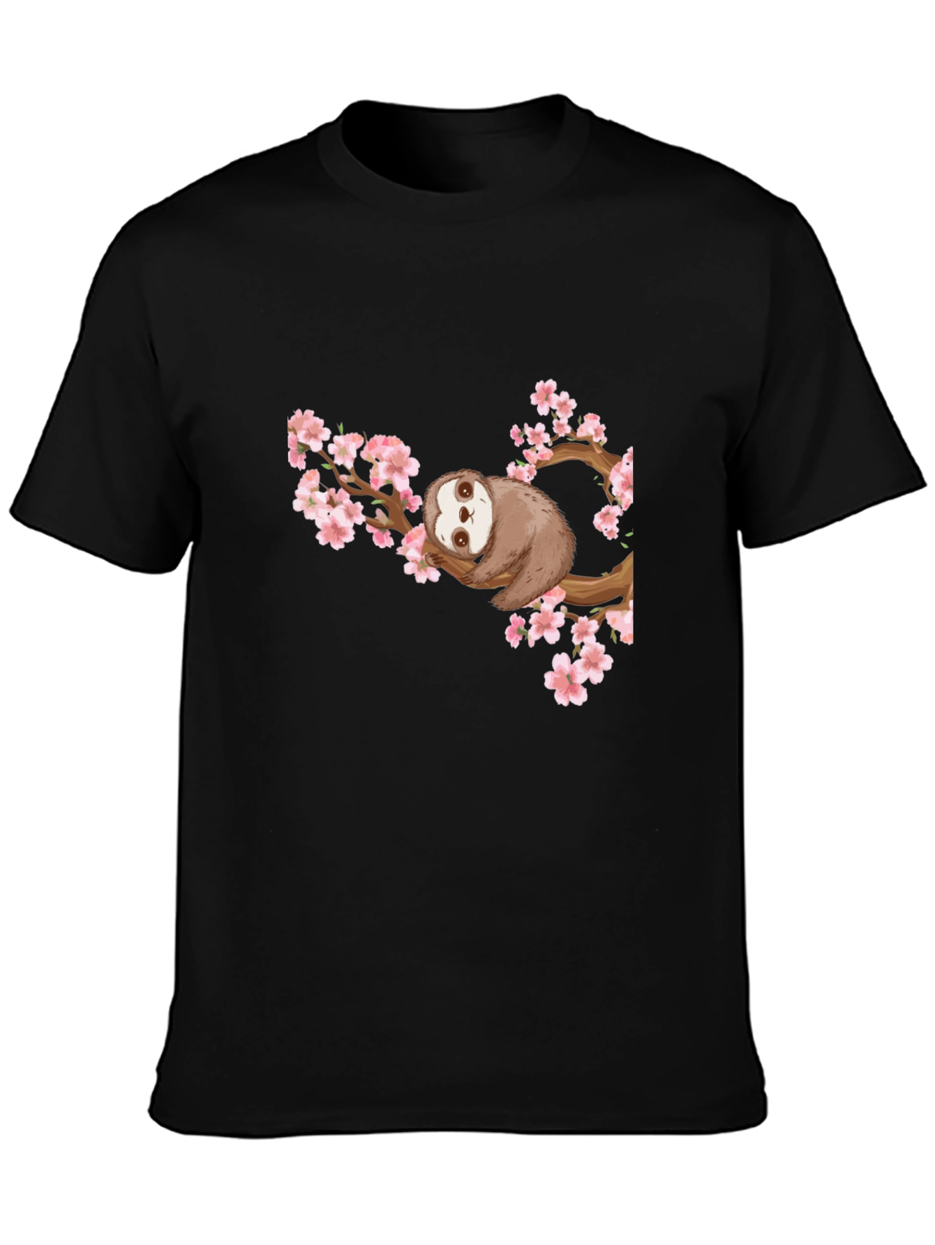 Sloth on Branch Graphic T-Shirt