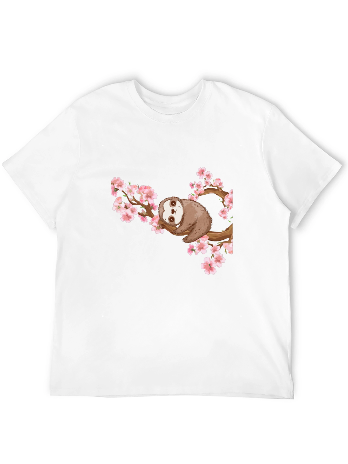 Sloth on Branch Graphic T-Shirt