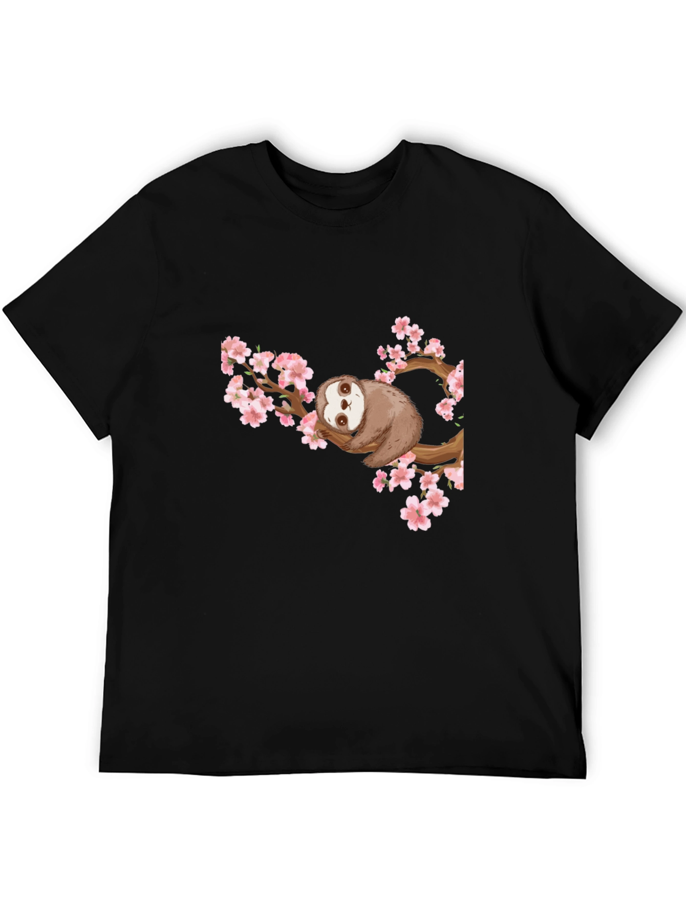 Sloth on Branch Graphic T-Shirt