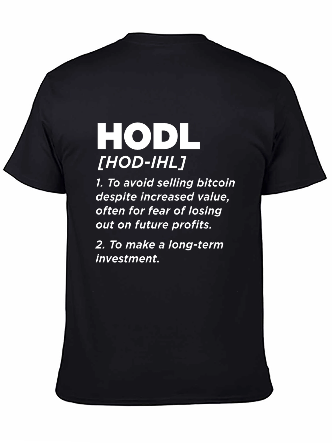 HODL Definition Black T-Shirt