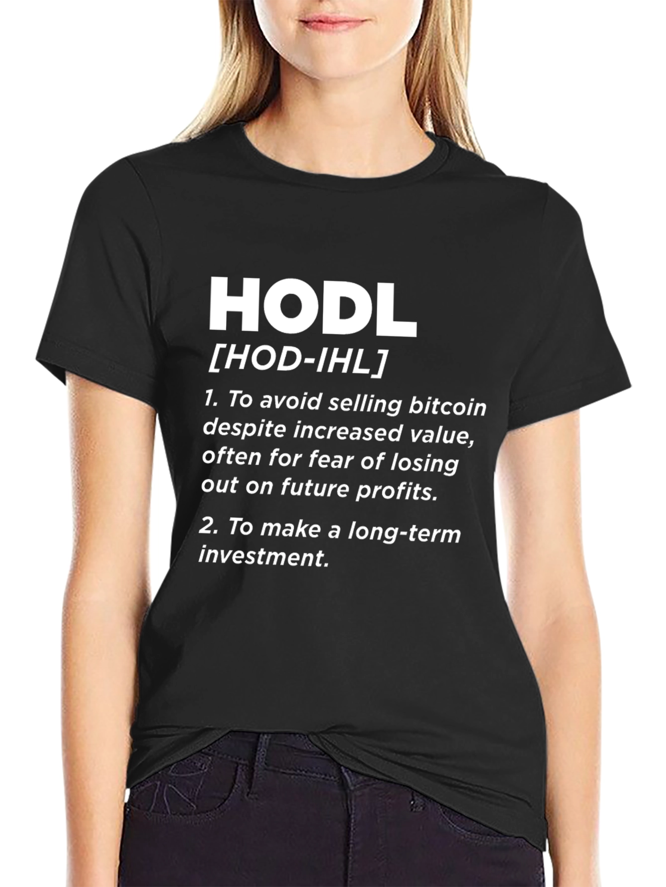 HODL Definition Black T-Shirt