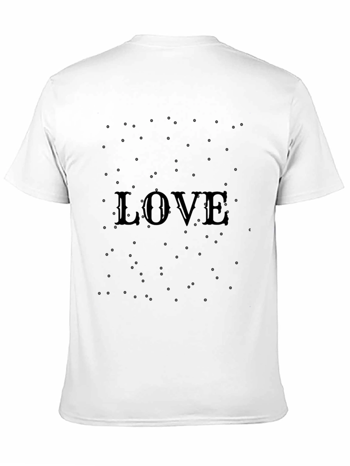 Love Tee - Black Graphic Print T-Shirt