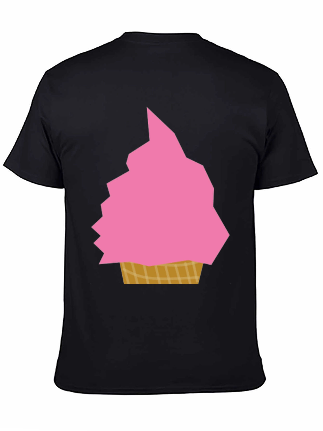 Pink Ice Cream Graphic Tee - Fun Summer Shirt