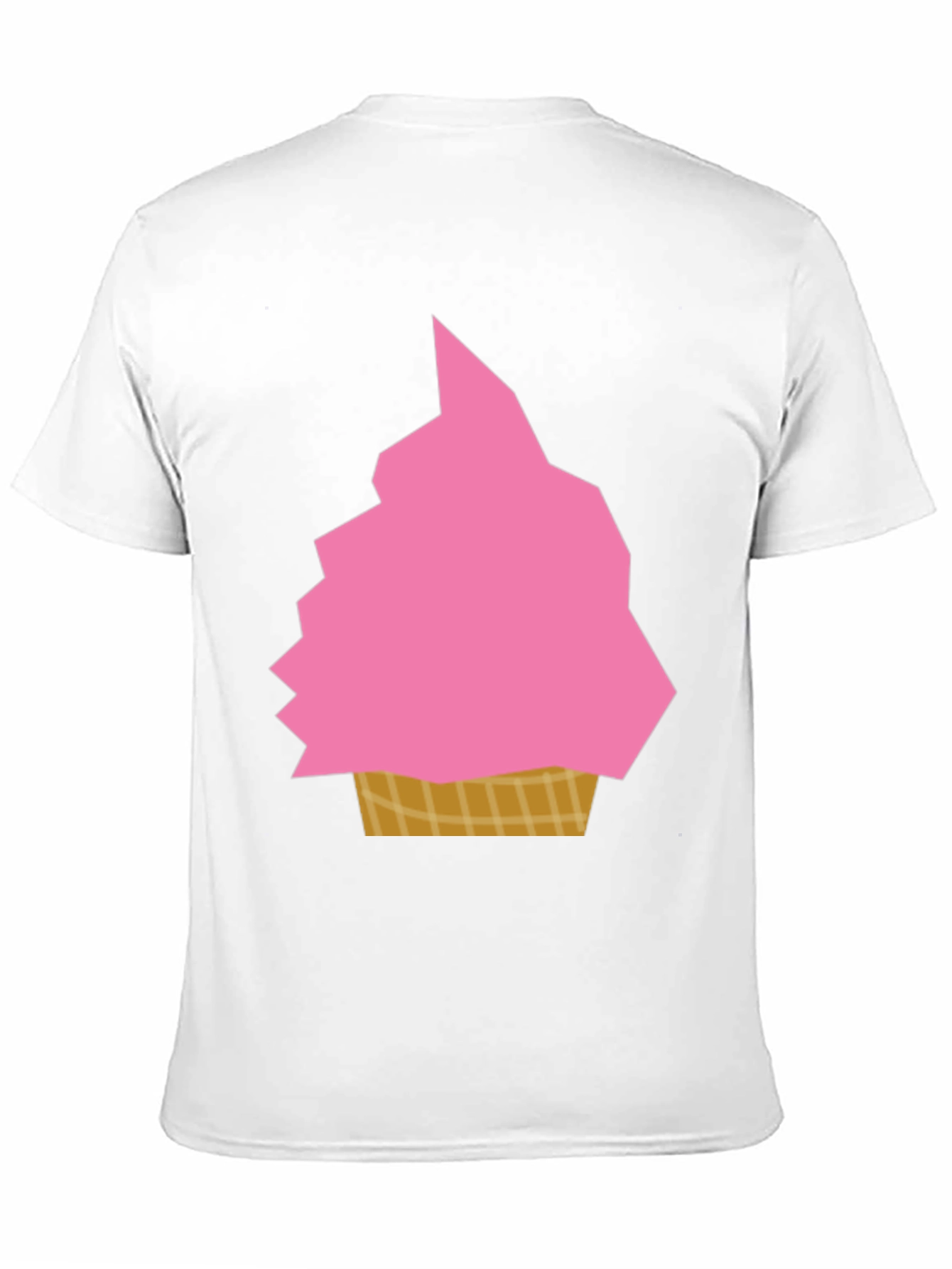 Pink Ice Cream Graphic Tee - Fun Summer Shirt