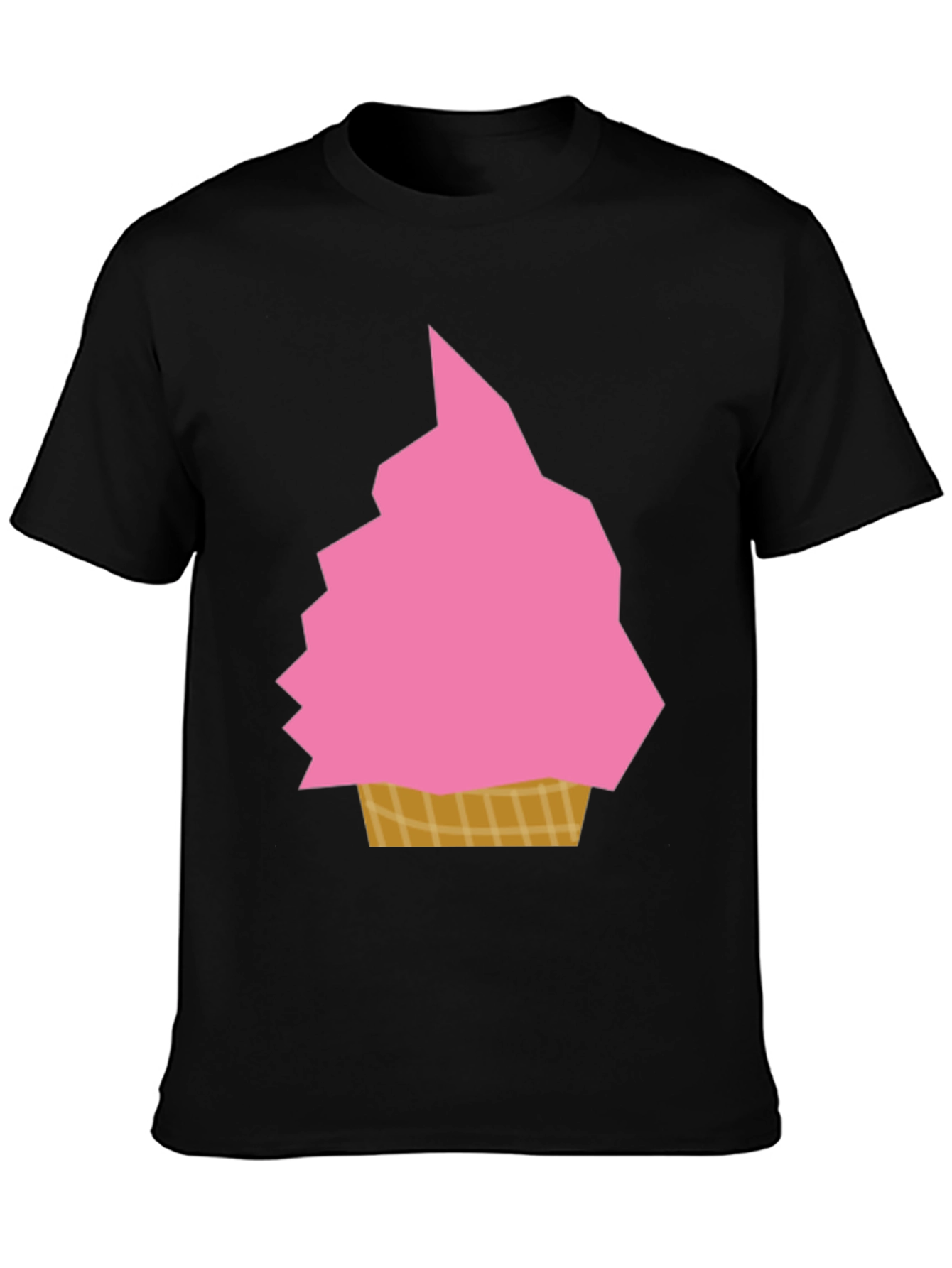 Pink Ice Cream Graphic Tee - Fun Summer Shirt