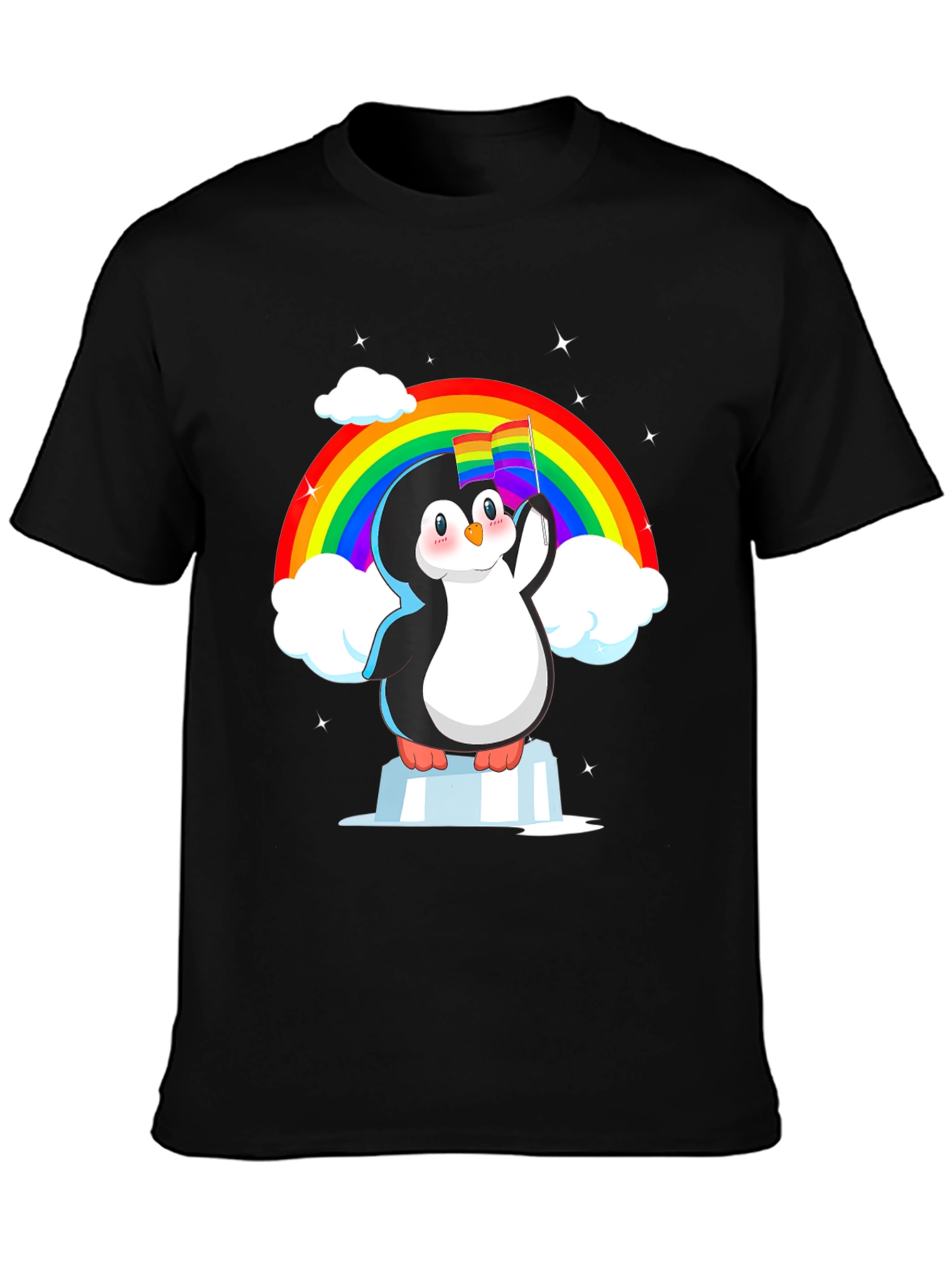 Rainbow Penguin Pride T-Shirt
