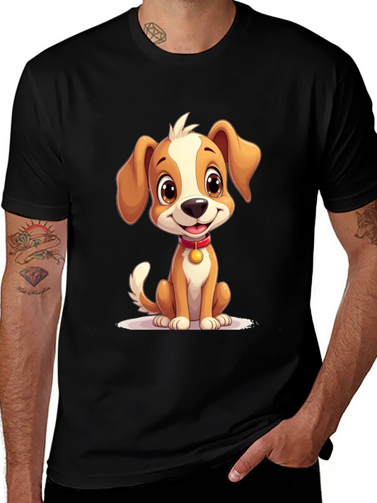 Cute Puppy Graphic T-Shirt - Soft Cotton Blend