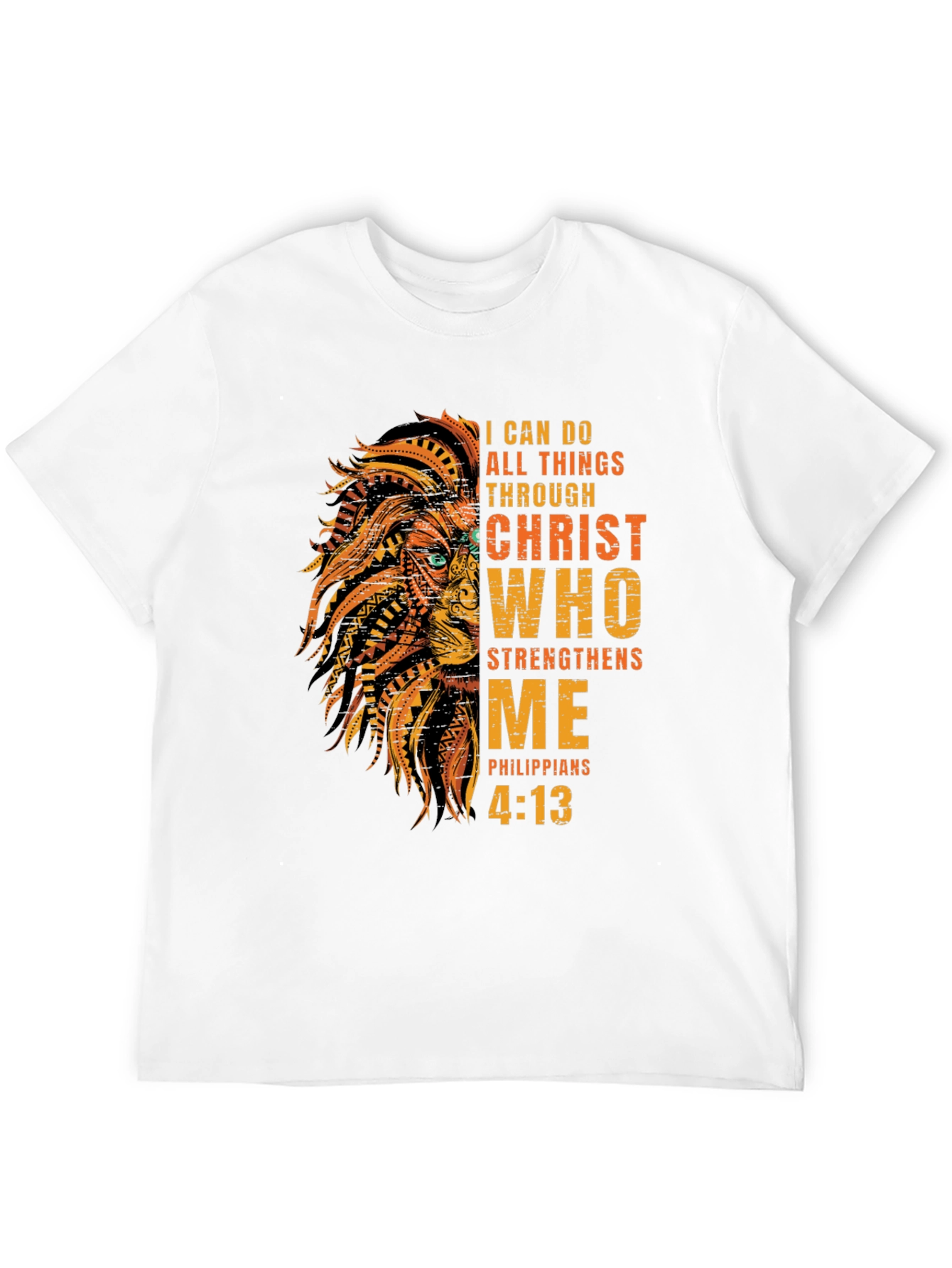 Christian Lion T-Shirt - Philippians 4:13