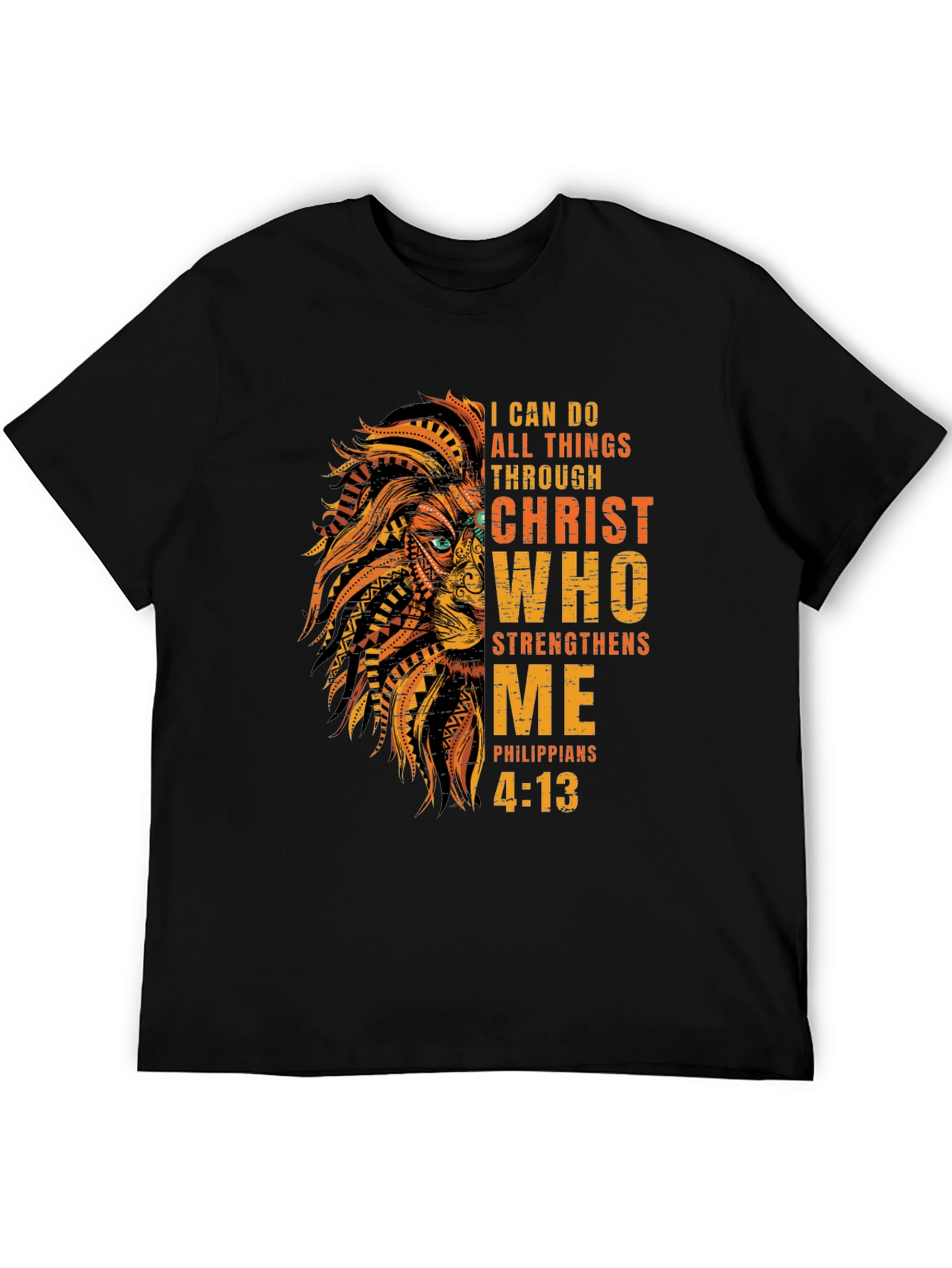 Christian Lion T-Shirt - Philippians 4:13