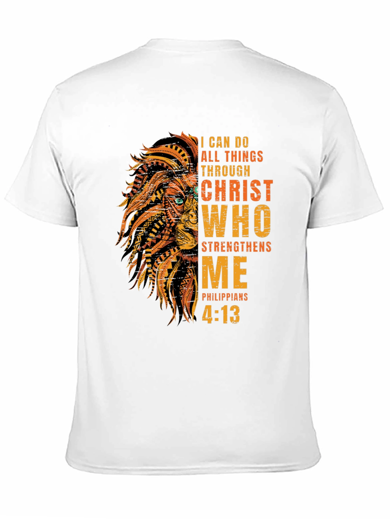 Christian Lion T-Shirt - Philippians 4:13