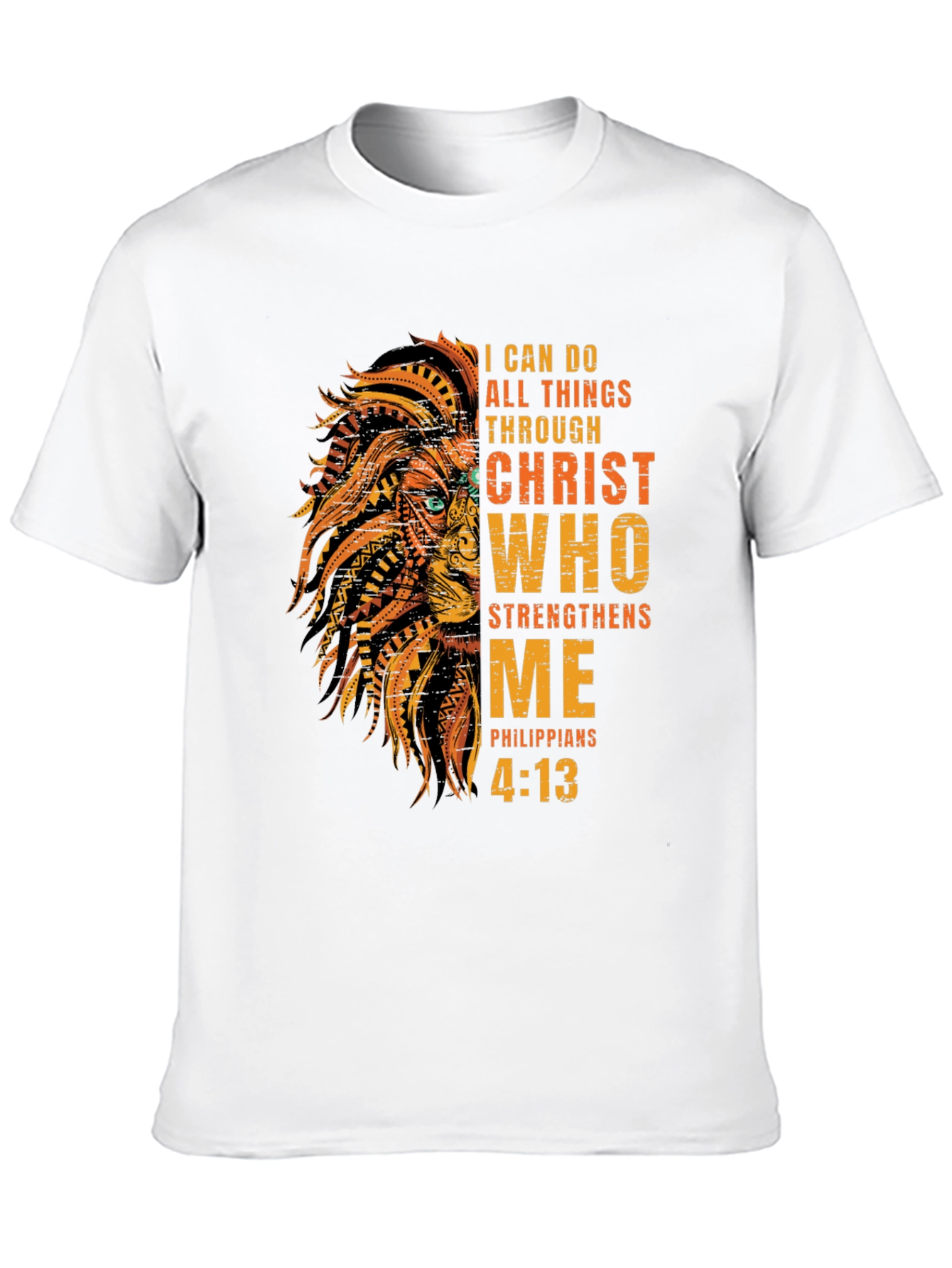 Christian Lion T-Shirt - Philippians 4:13